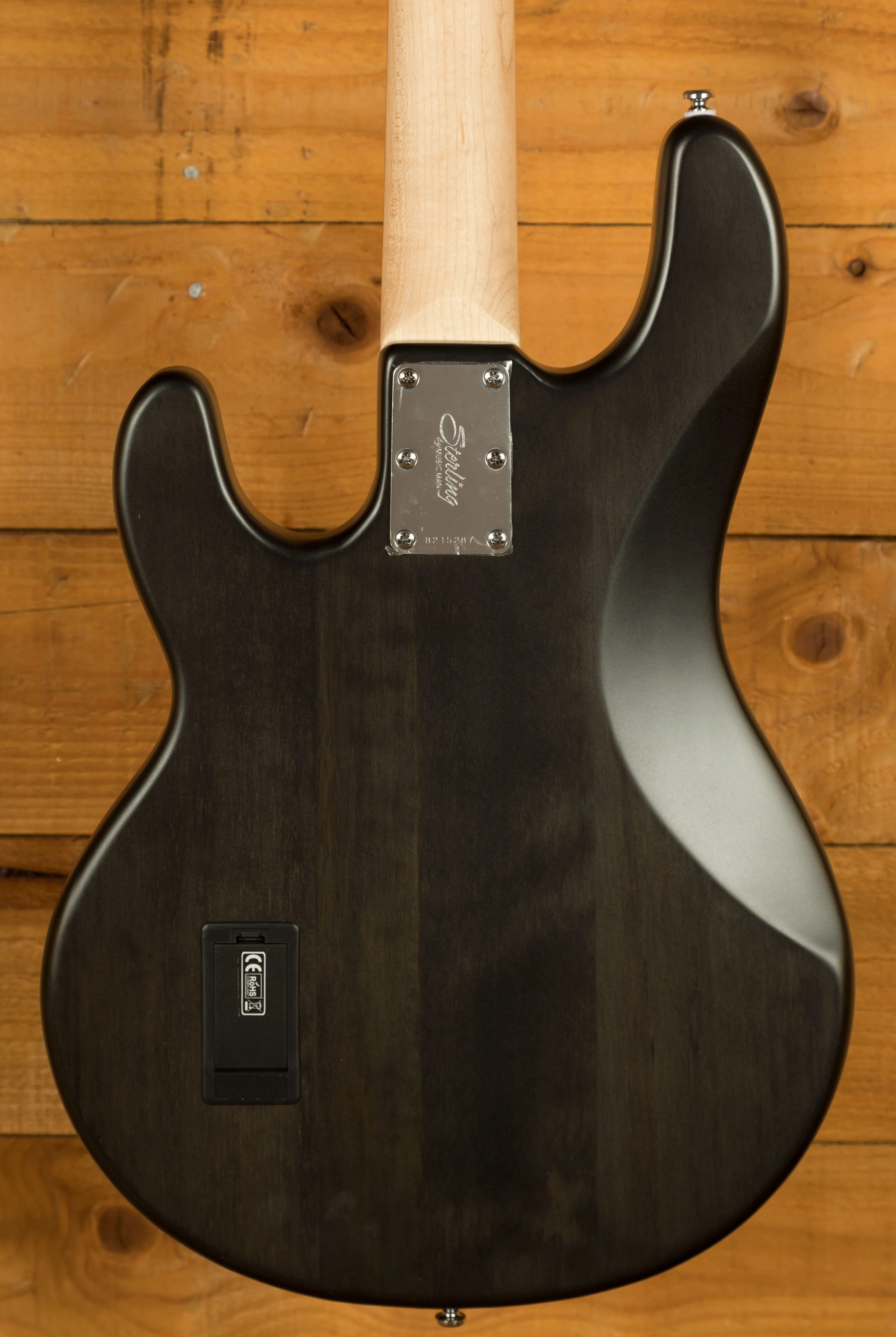 Sterling RAY4 SUB Series StingRay Bass - Trans Black Satin