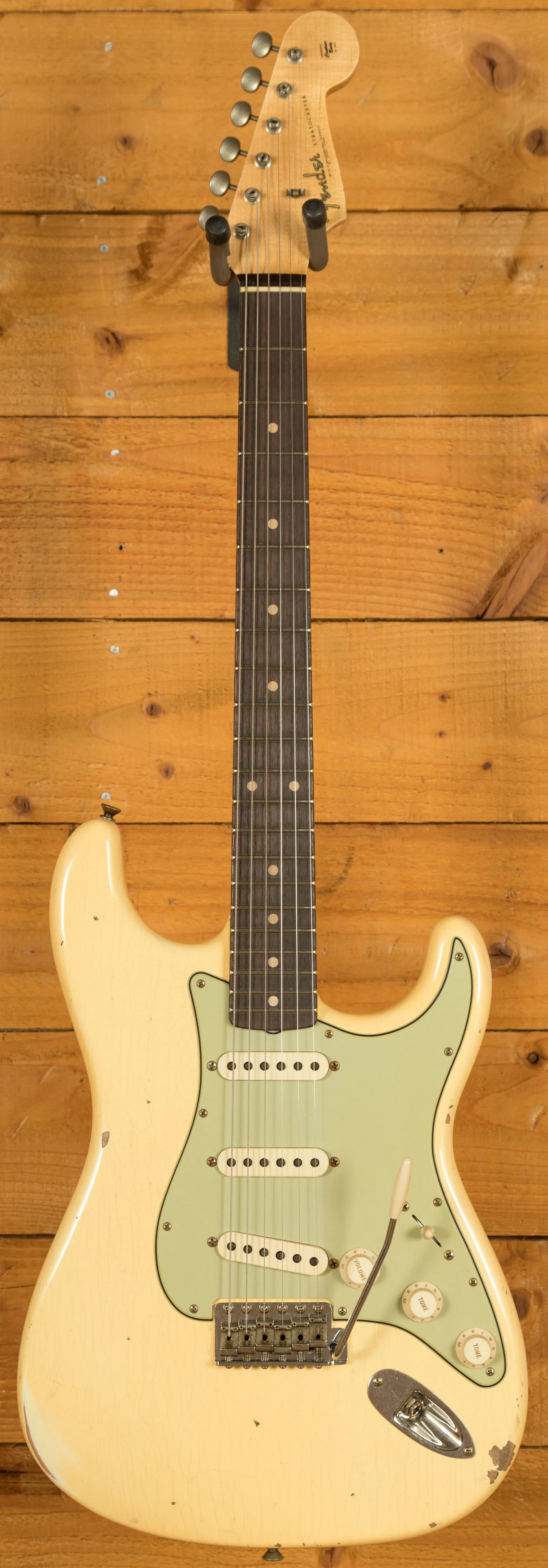 Fender Custom Shop 61 Strat Relic - Aged Vintage White