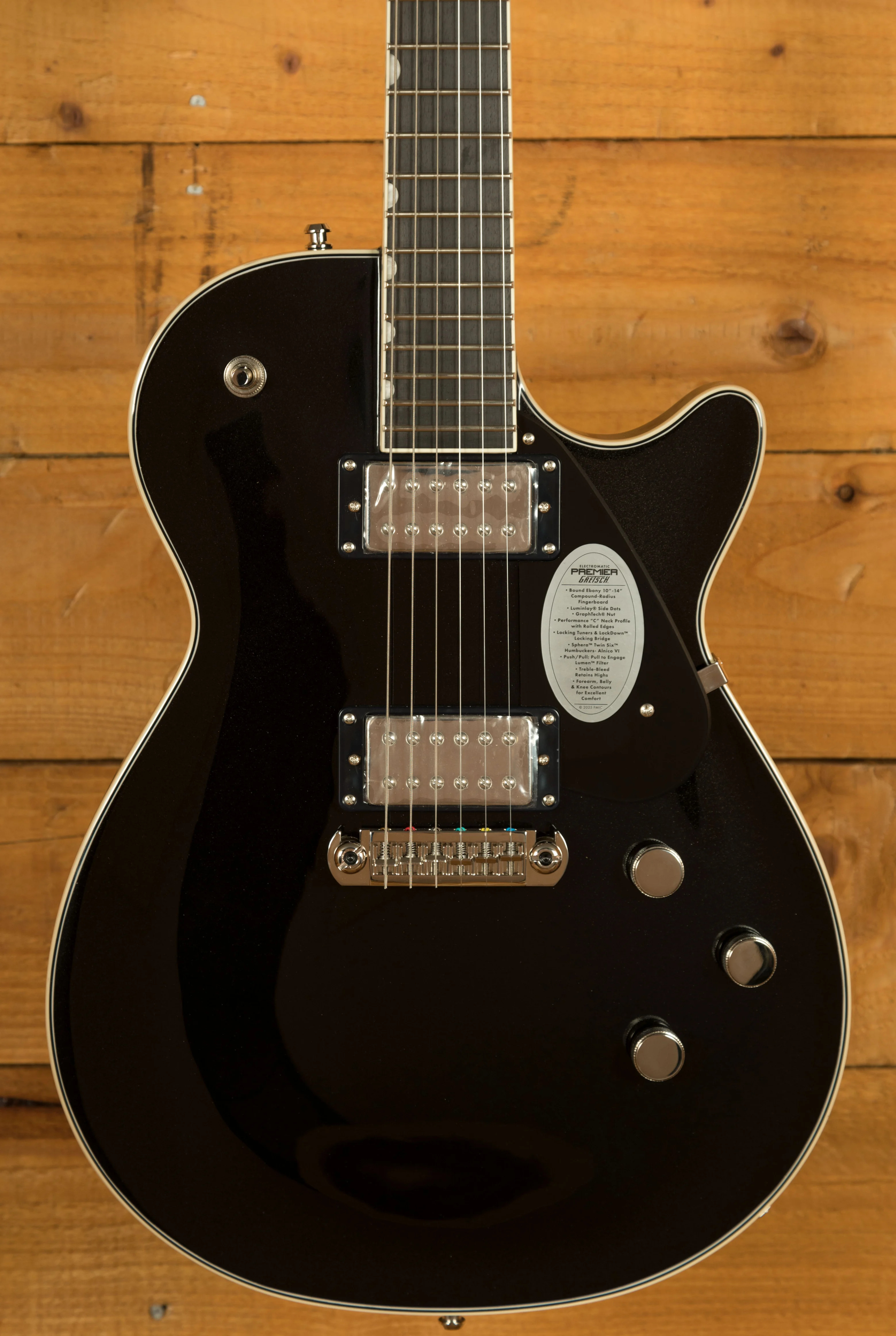 Gretsch Electromatic Premier Jet - Ebony - Onyx Storm