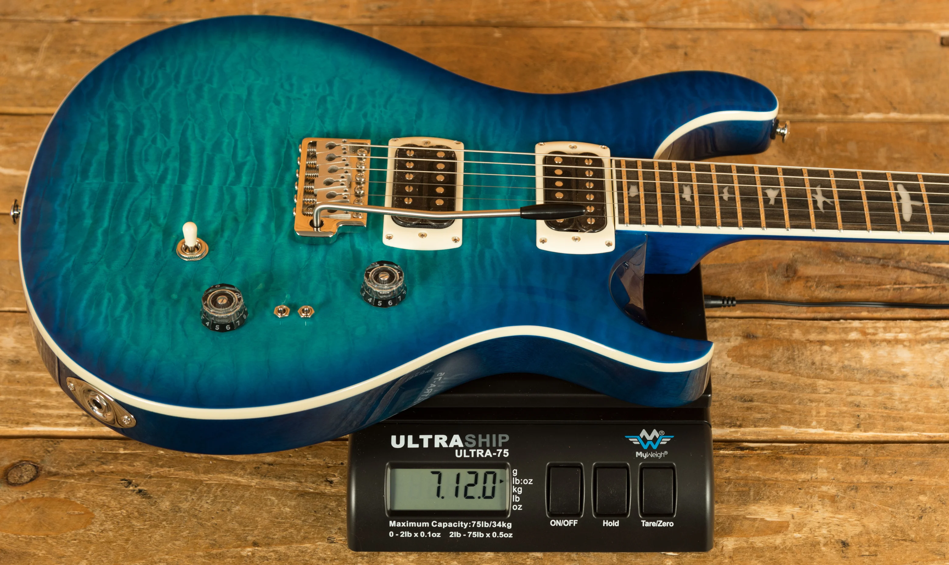 PRS SE Custom | Custom 24-08 Quilt - Lake Blue