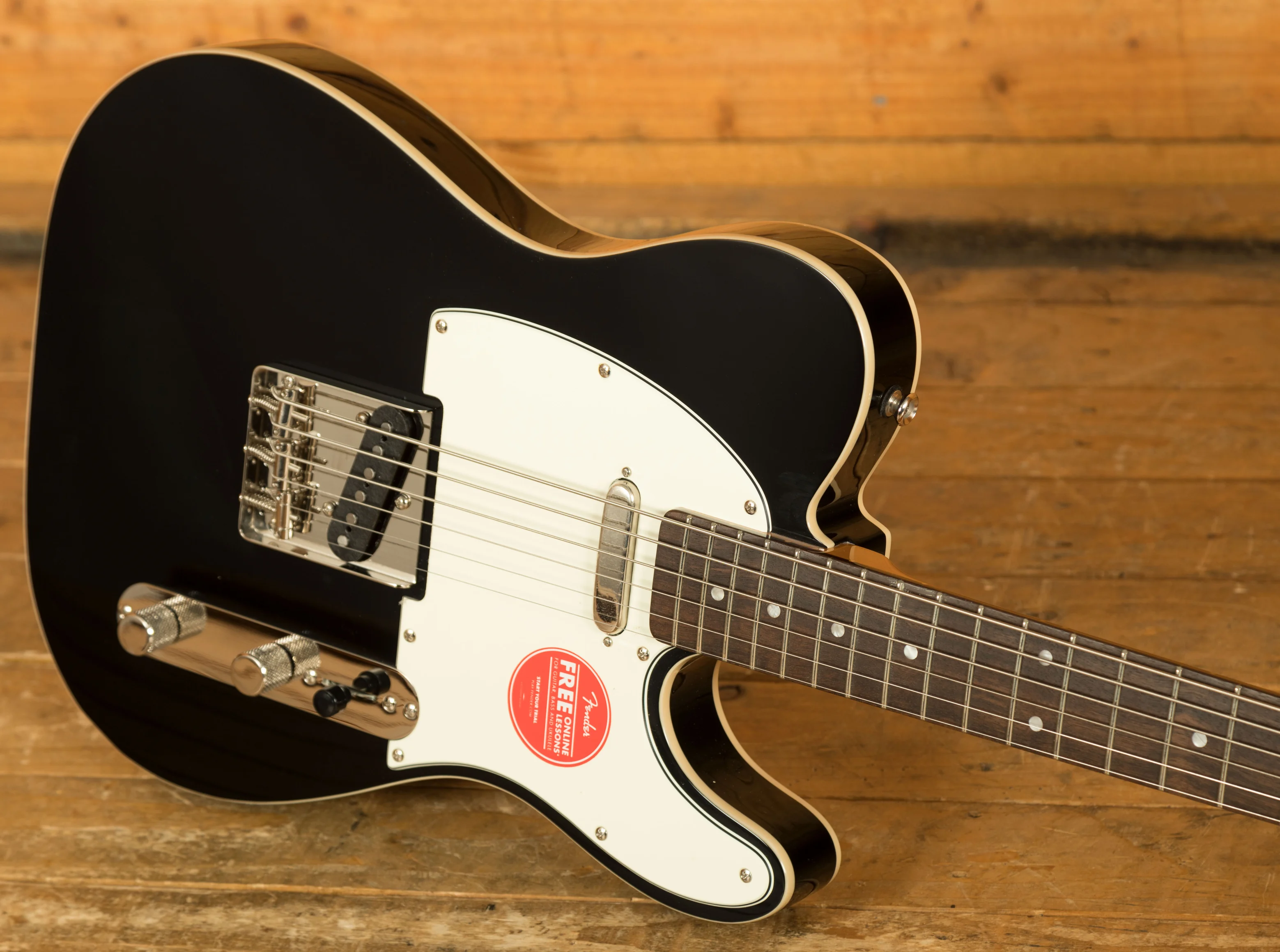 Guitare Électrique Squier Classic Vibe Baritone Custom Black - Baryton 27" - Micros Single Coil Alnico