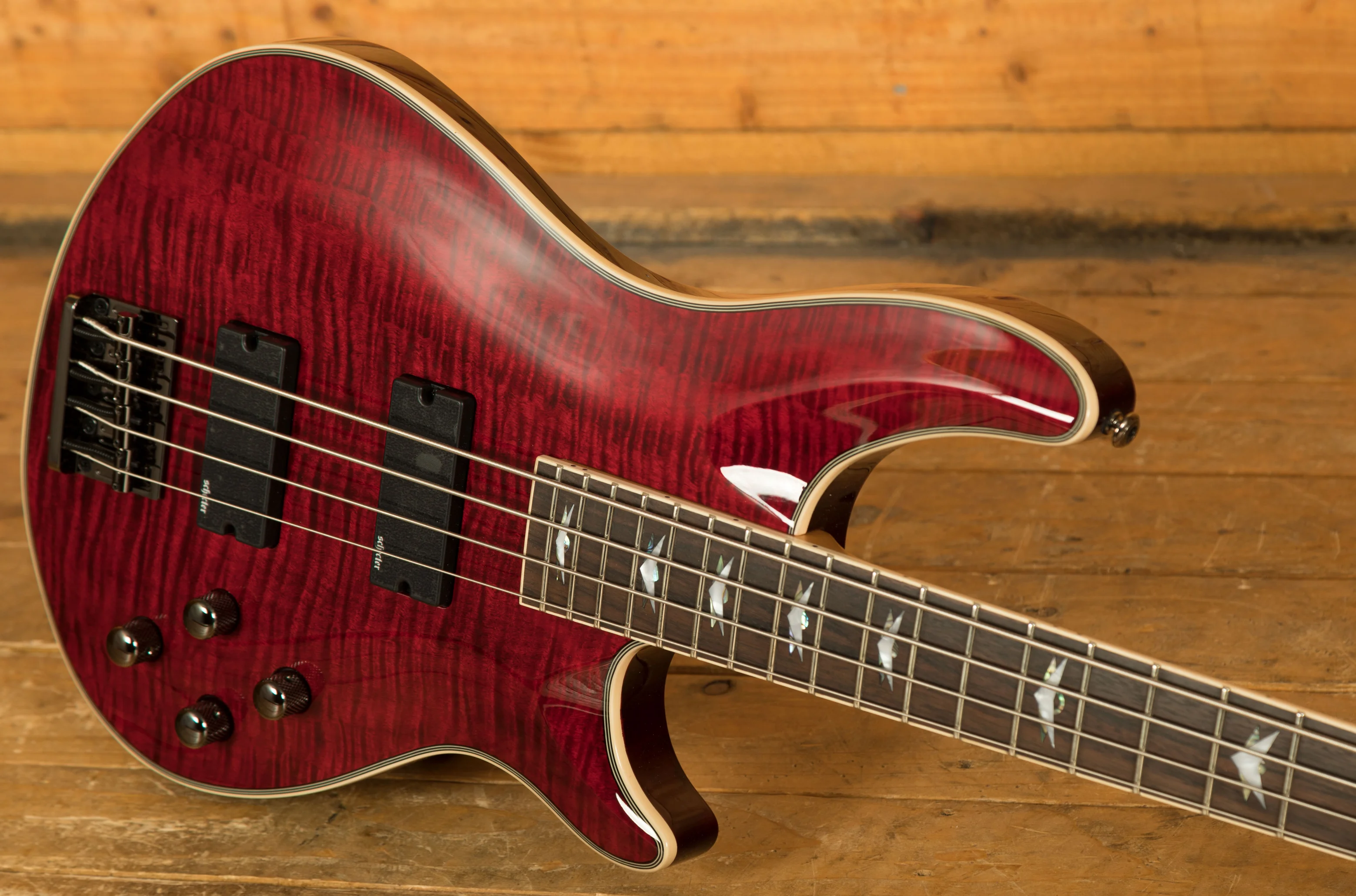 Schecter Omen Extreme-4 Bass - Rosewood - Black Cherry