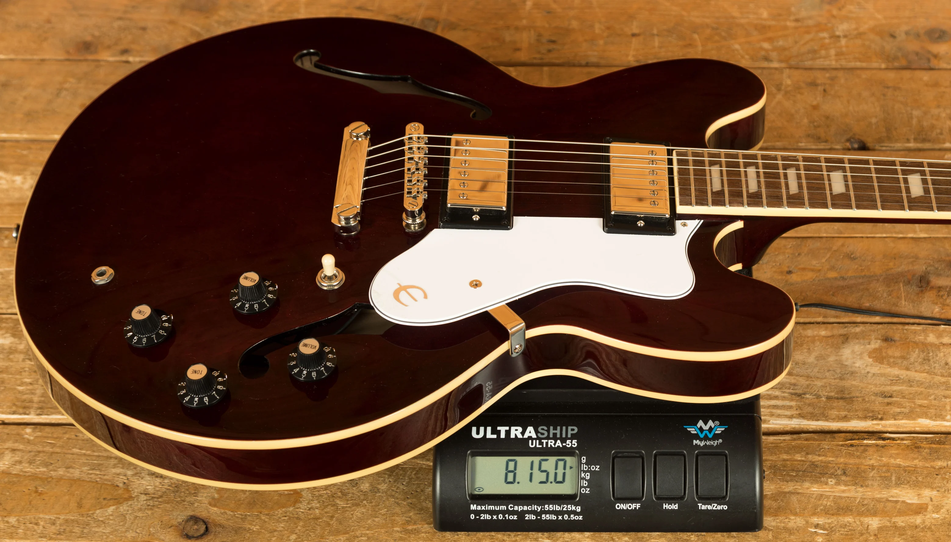 Epiphone Noel Gallagher Riviera | Dark Wine Red