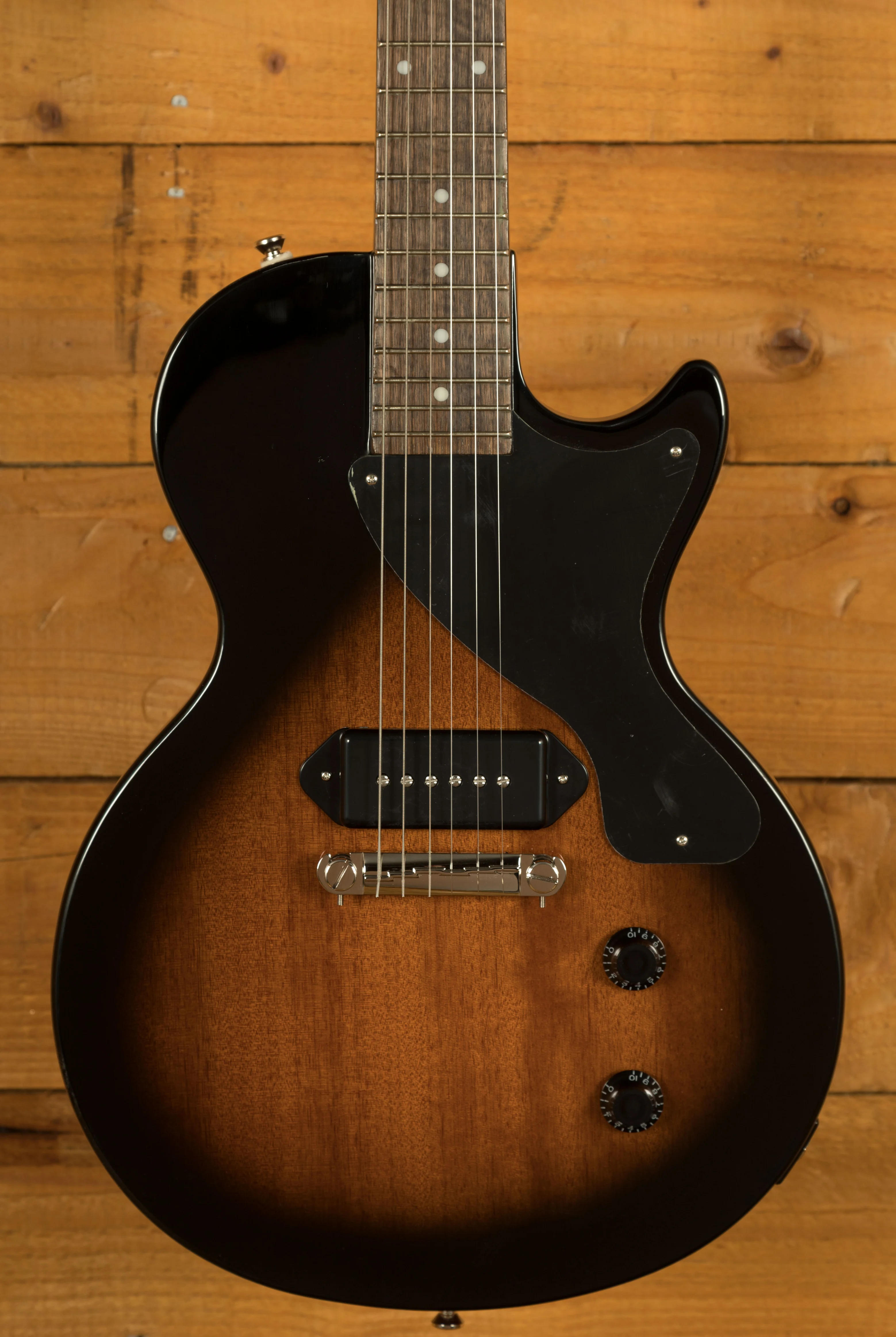 Epiphone Les Paul Junior Tobacco Burst | Best Single Cutaway - Peach