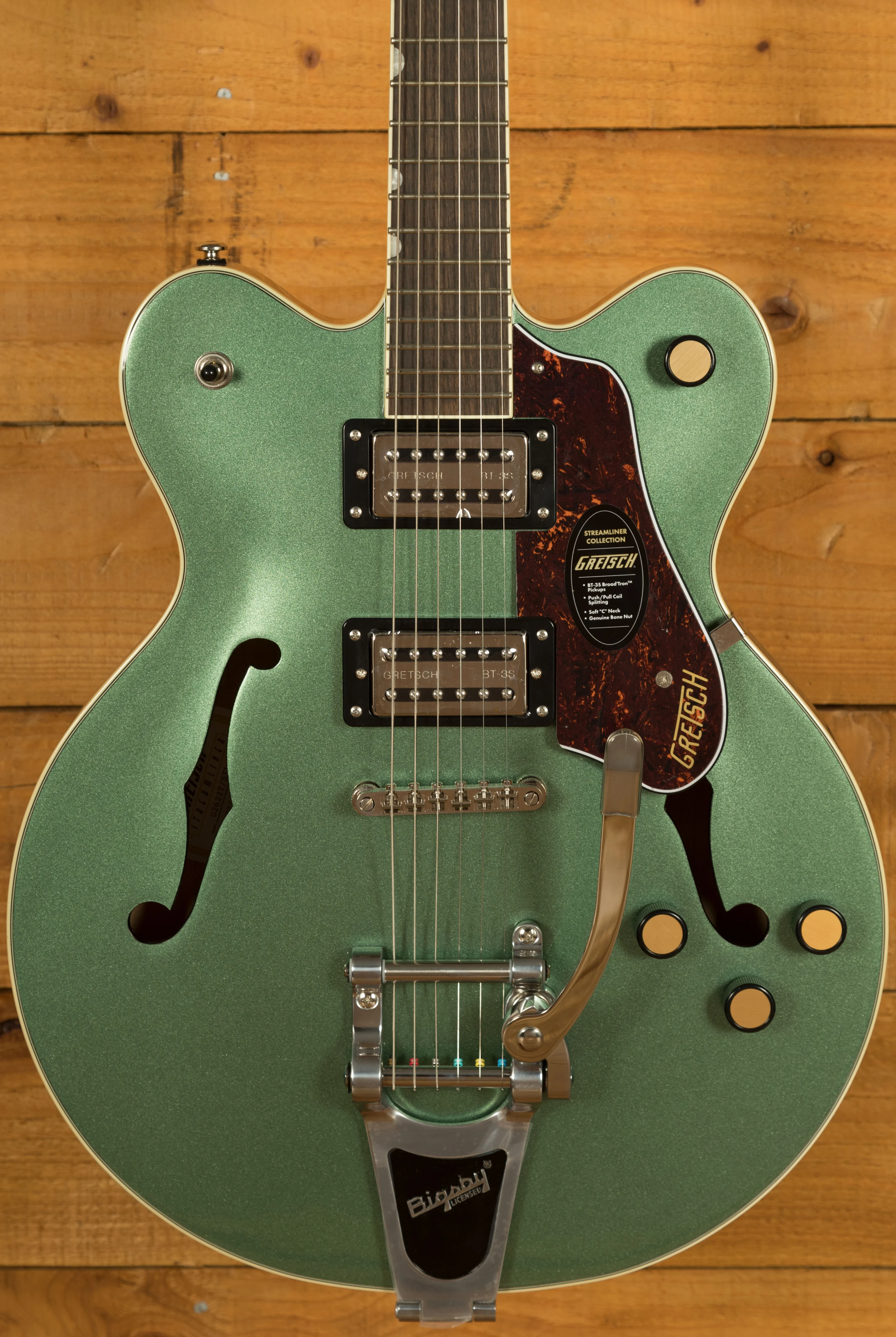 Gretsch G2622T Streamliner Centre Block Double-Cut Steel Olive
