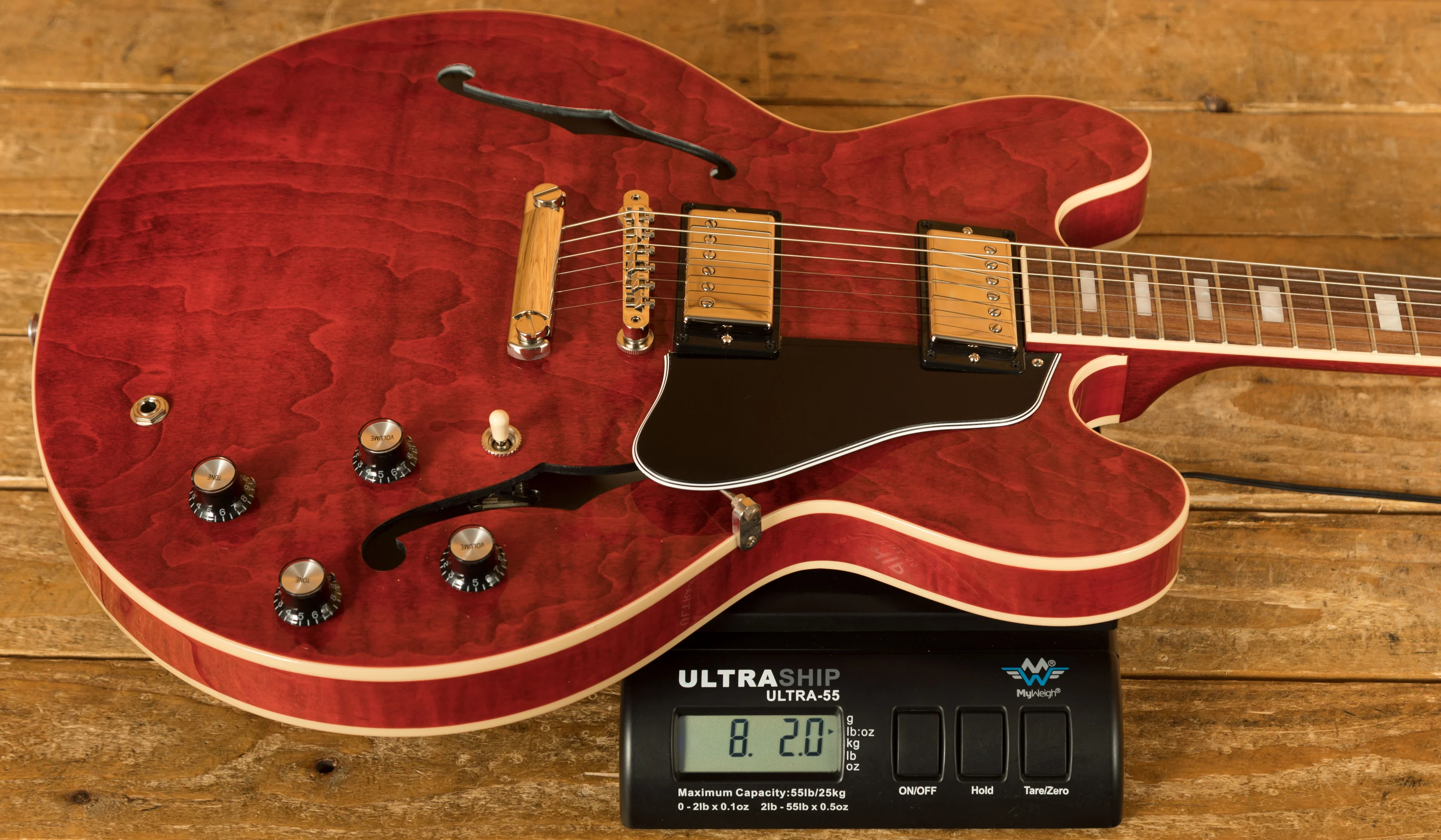 ギター Gibson ES-335 60s Cherry figured Gibson ES-335 Figured - sixties cherry Semi-hollow electric