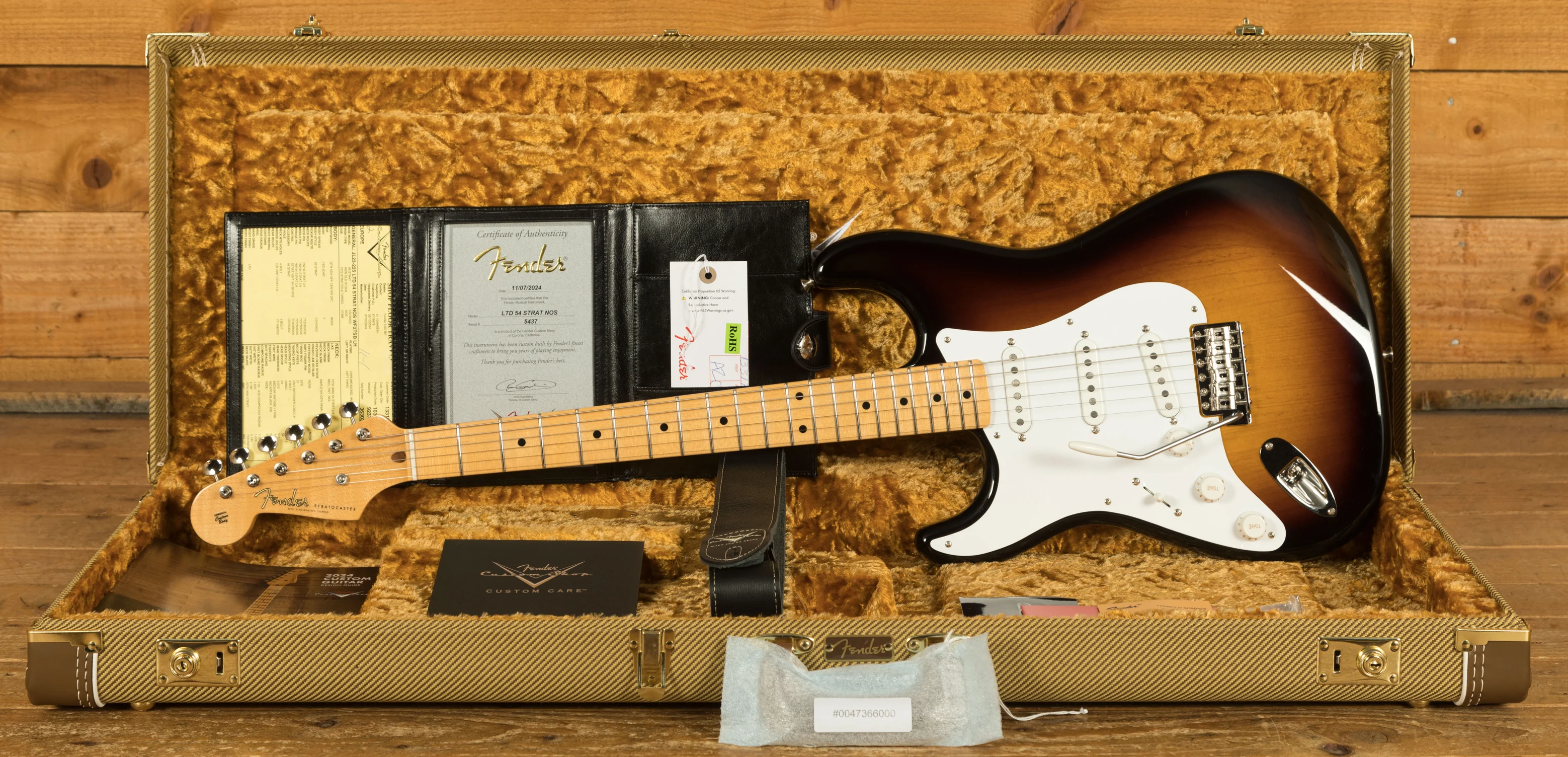Fender Custom Shop 70th Anniversary 54 Strat Left-Handed - NOS