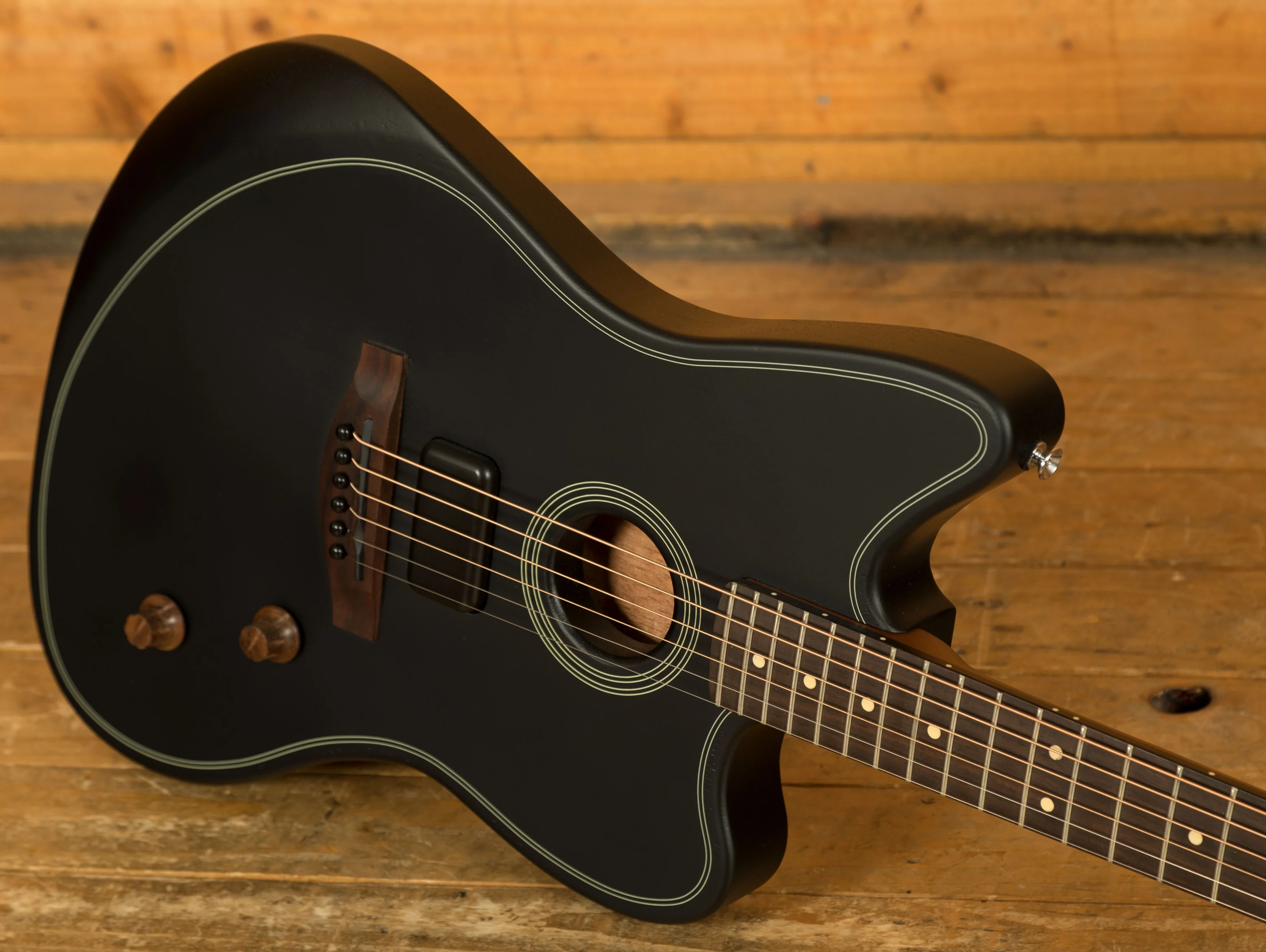 ギター Acoustasonic Standard Jazzmaster (Black) Fender Acoustasonic Standard Jazzmaster - Black – Chuck