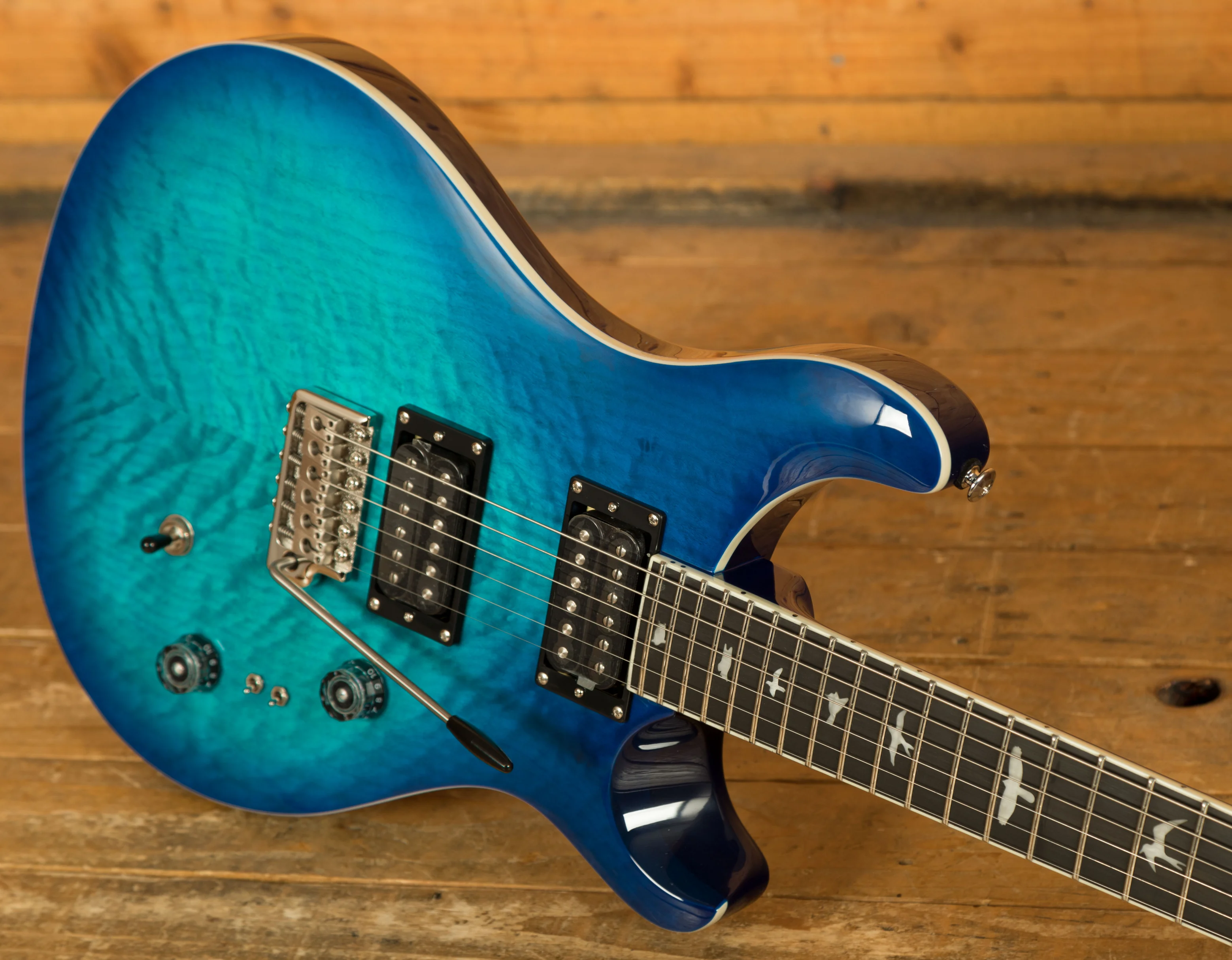 PRS SE Custom | Custom 24-08 Quilt - Lake Blue