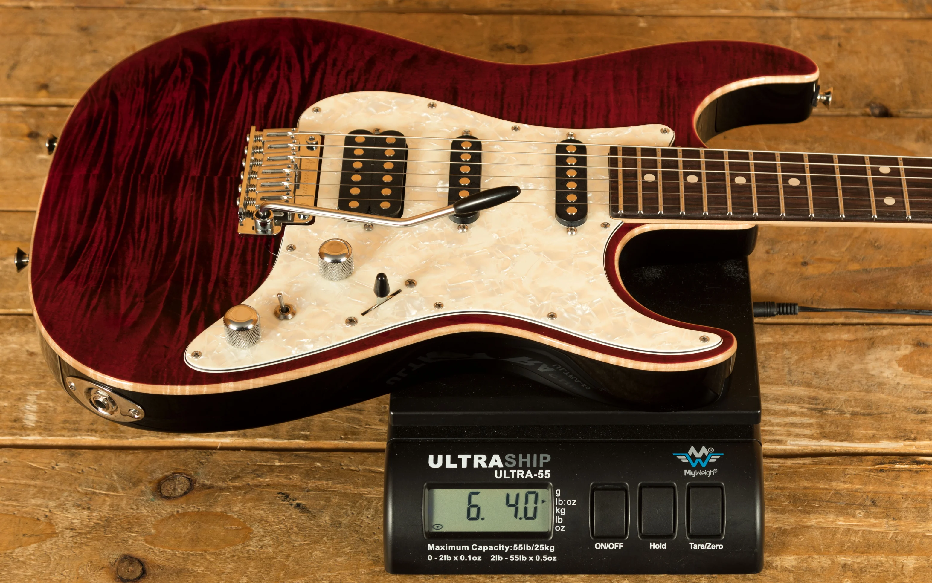 Tom Anderson Hollow Drop Top Classic | Cajun Red with Binding