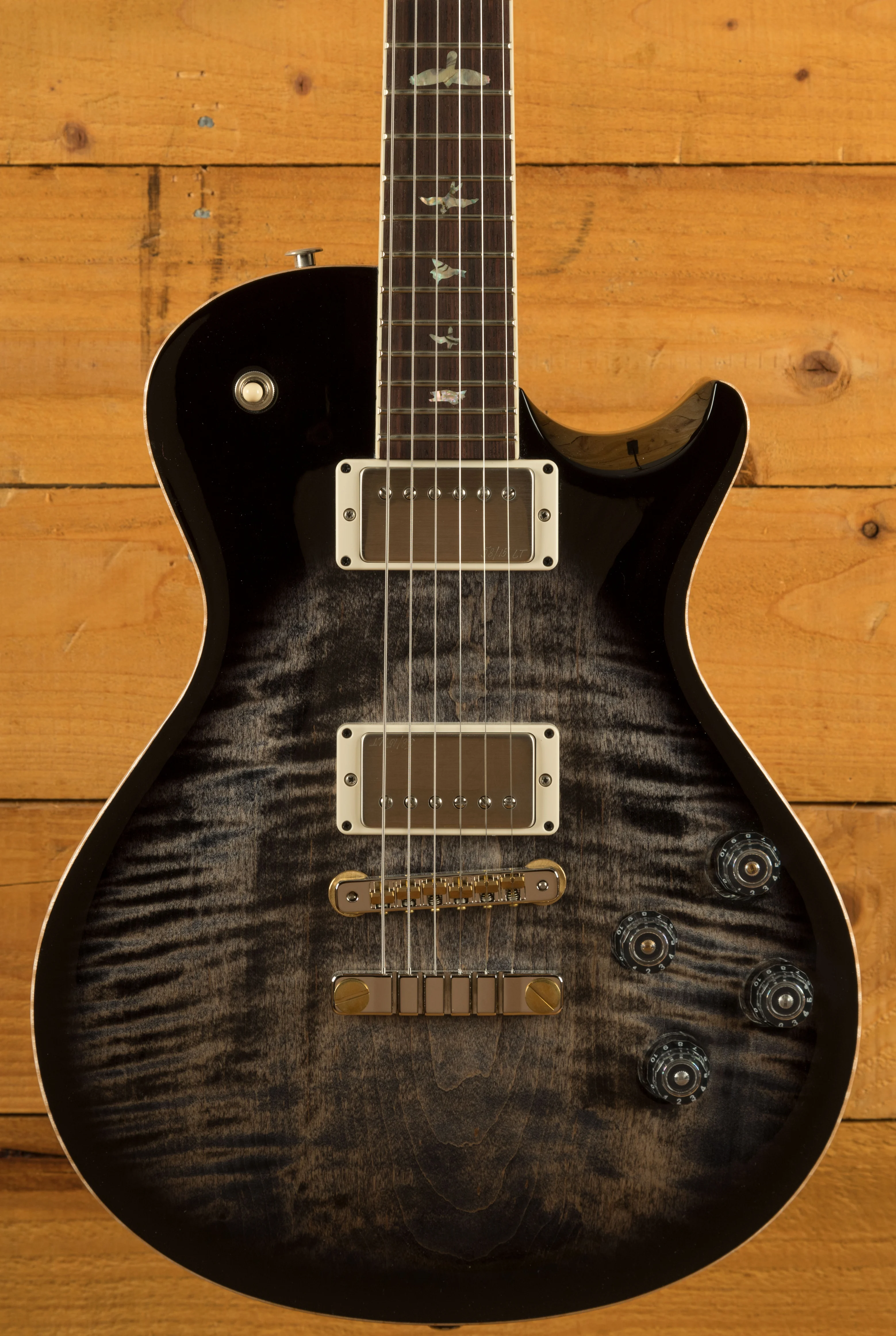 PRS McCarty 594 Singlecut | Charcoal Burst - 1-Piece Top