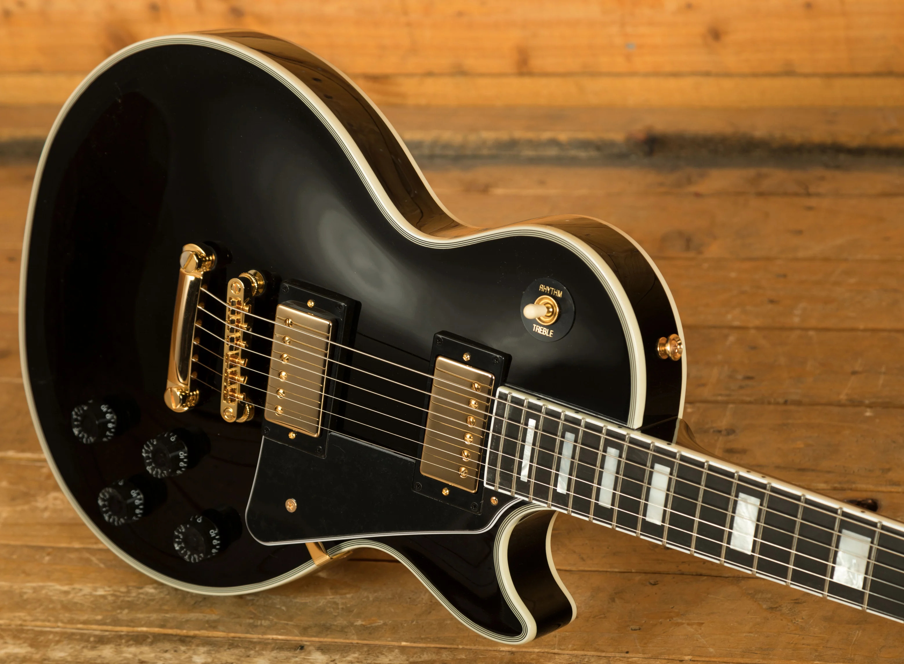 Epiphone Inspired by Gibson Custom Les Paul Custom | Ebony