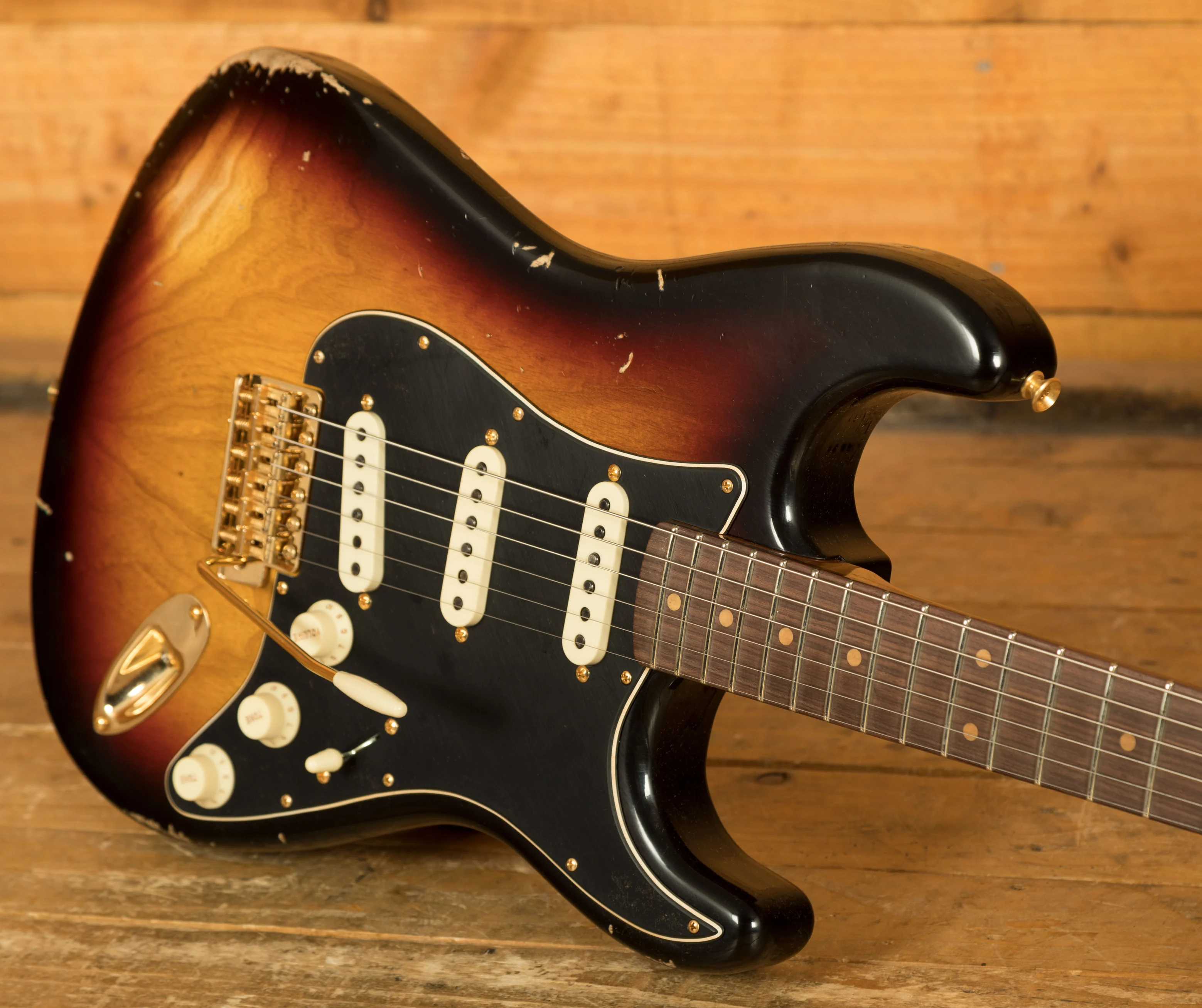 Fender Custom Shop Limited Custom 62 Strat - Relic Bleached 3-Tone