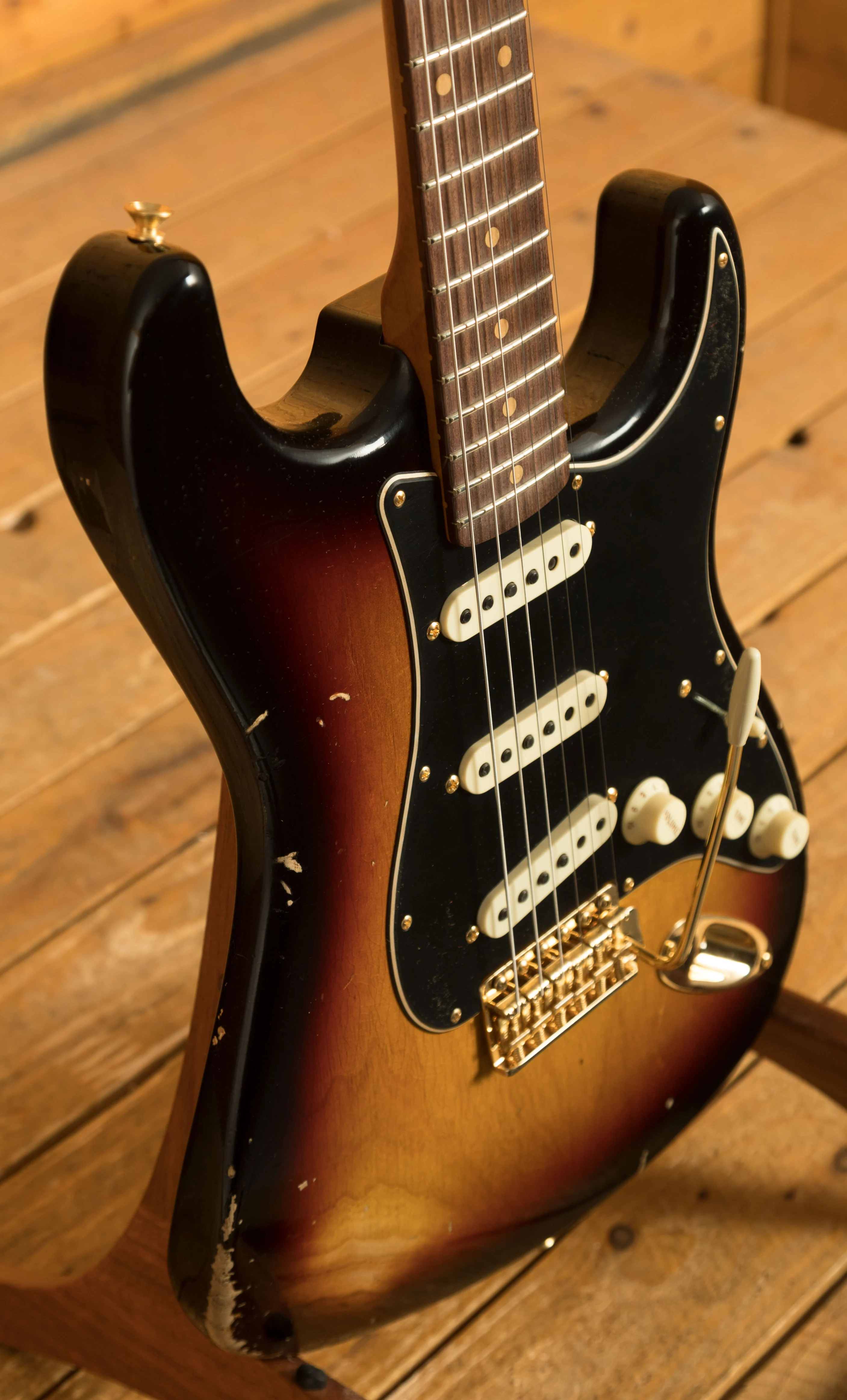 Fender Custom Shop Limited Custom 62 Strat - Relic Bleached 3-Tone