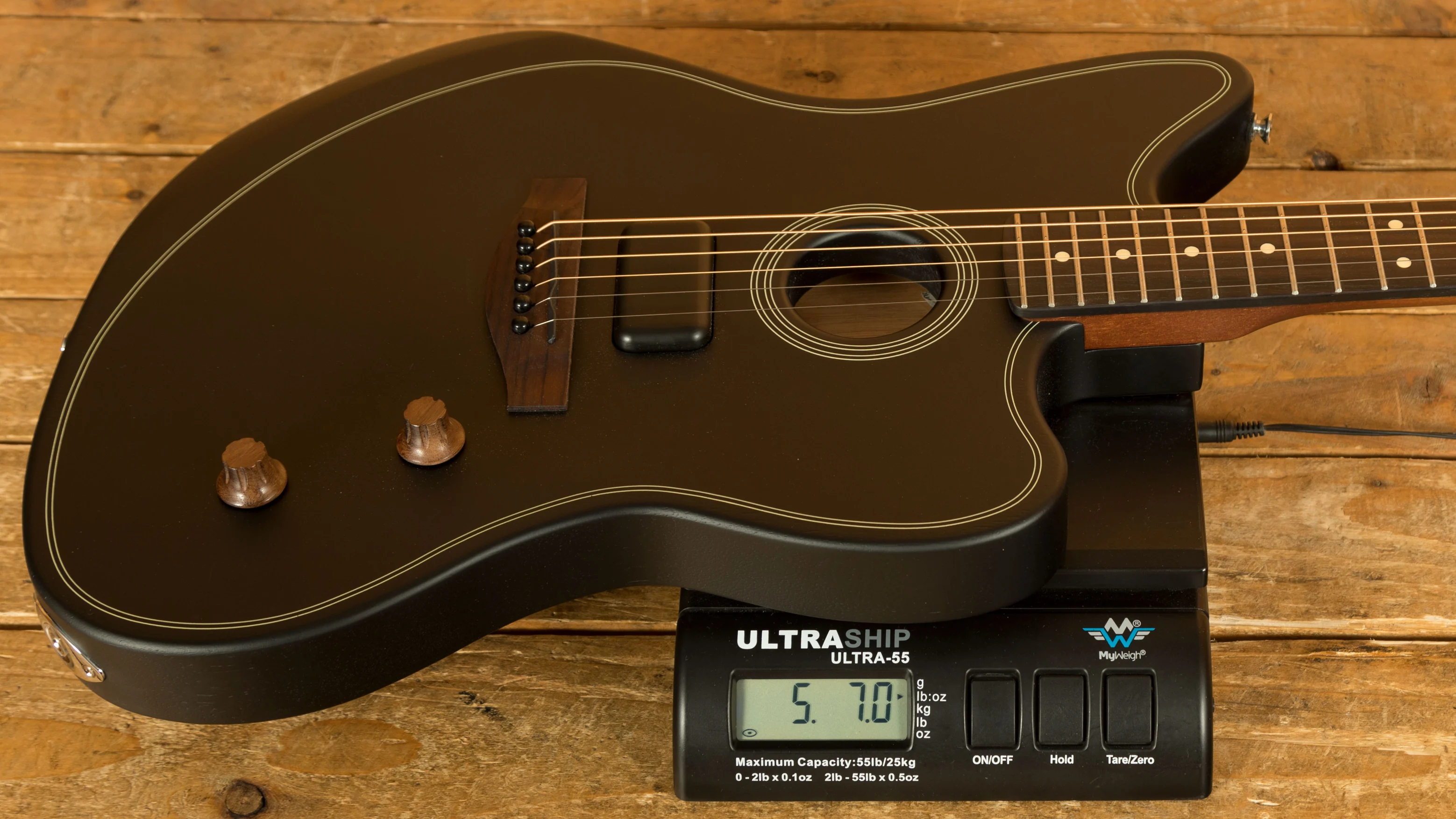 Fender Acoustasonic Standard Jazzmaster - Rosewood - Black