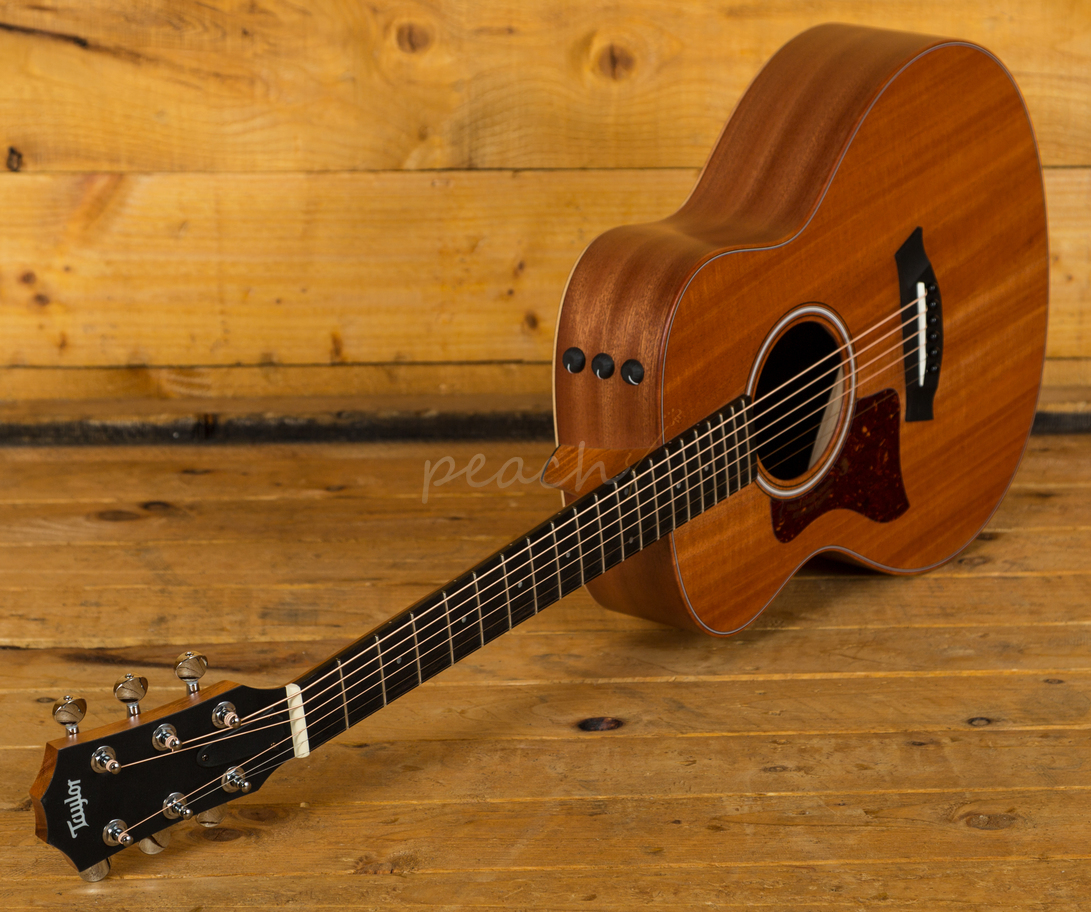 Taylor GS Mini-e Mahogany Acoustic Guitar Left Handed - Peach Guitars