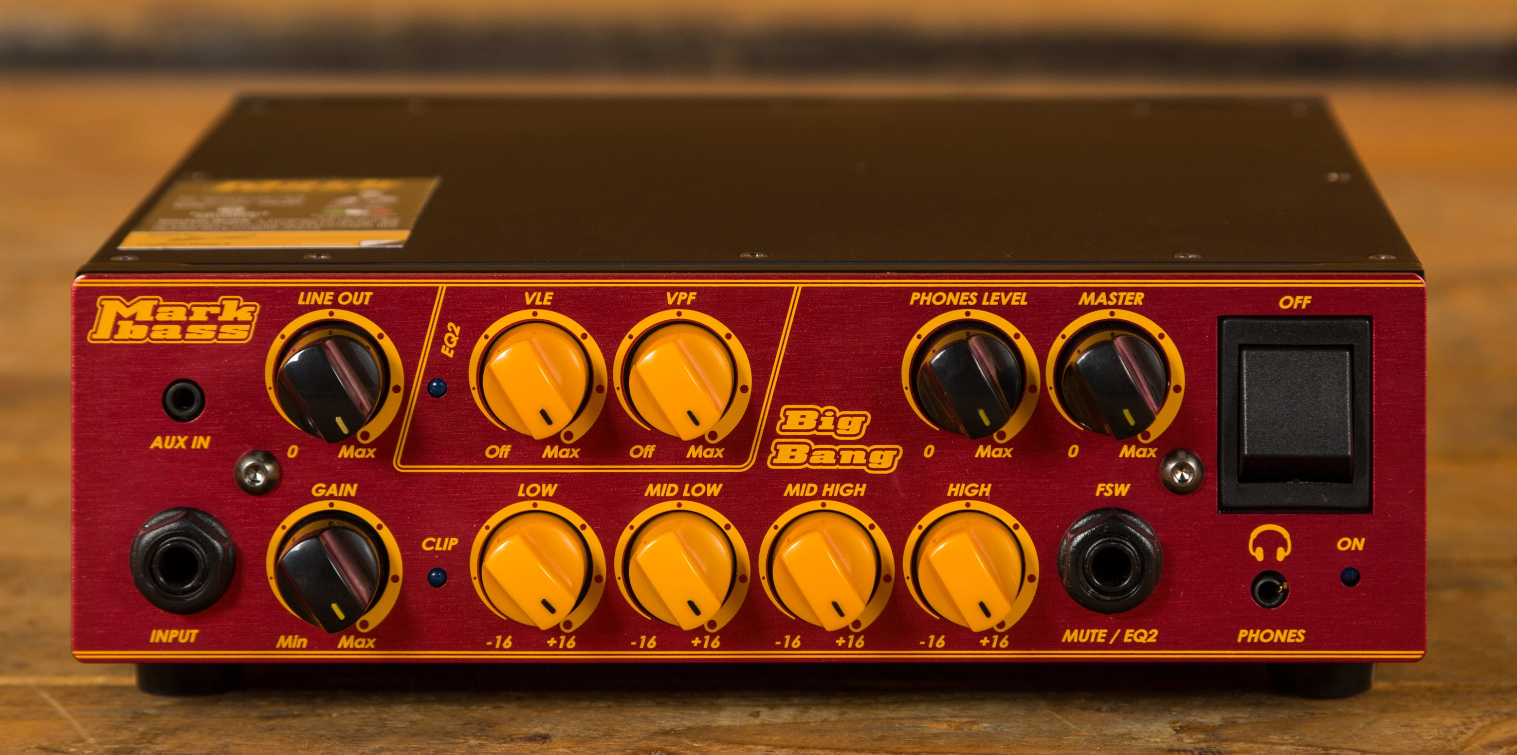 Markbass Big Bang Ultra Light Bass Head Peach Guitars