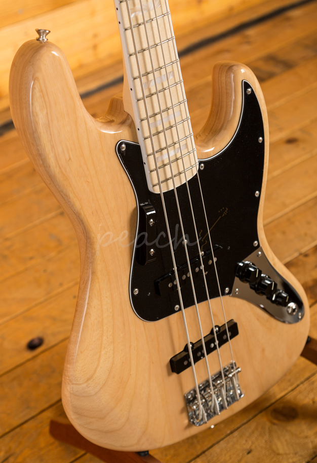 Fender American '70s Jazz Bass - Natural - Peach Guitars