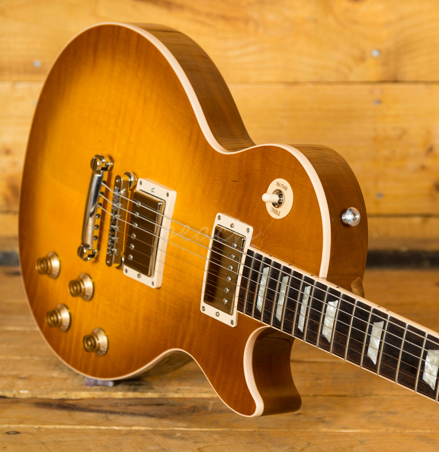 Gibson Usa 2018 Les Paul Traditional In Honey Burst Peach Guitars