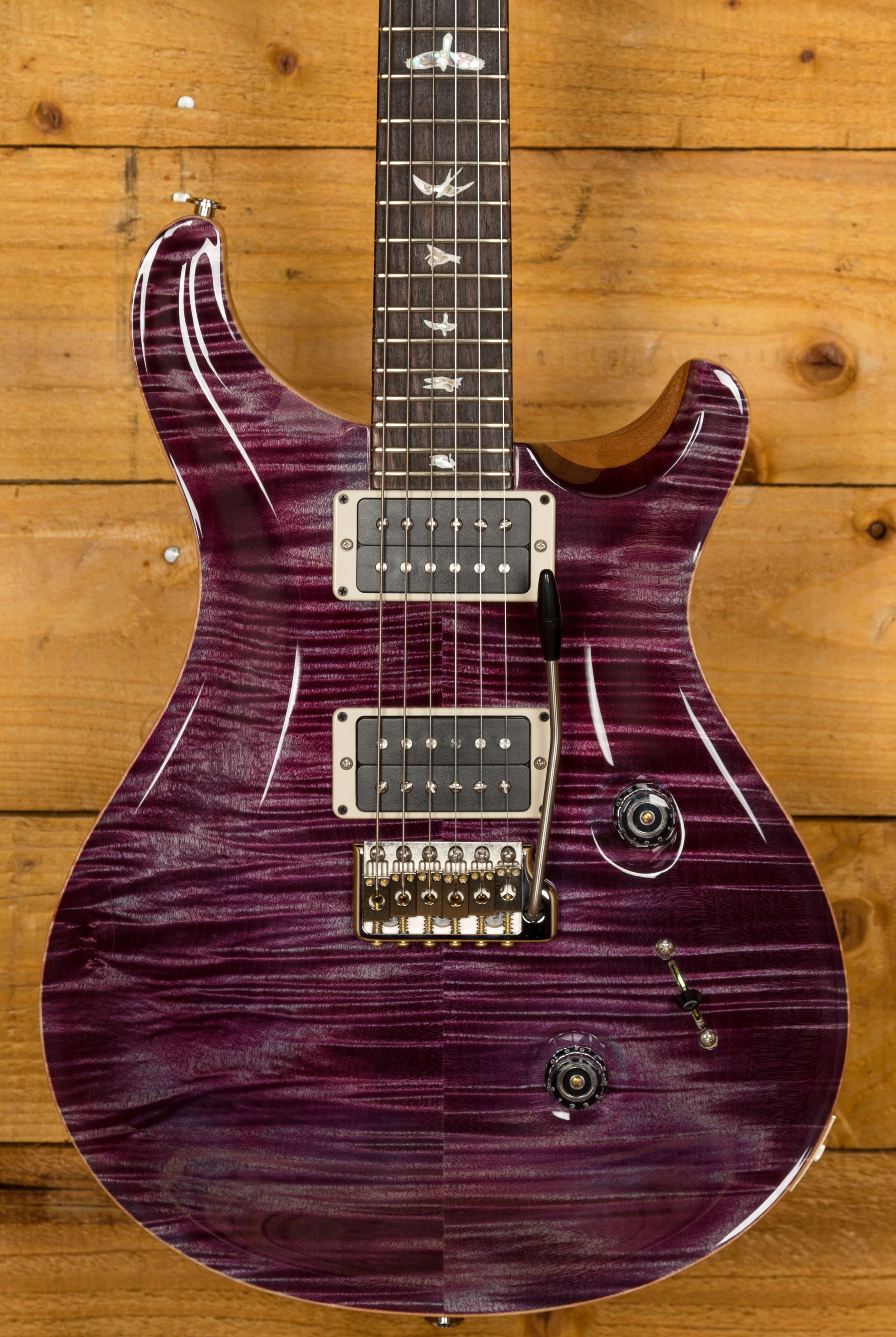 PRS Custom 24 Violet Pattern Thin Ex Demo