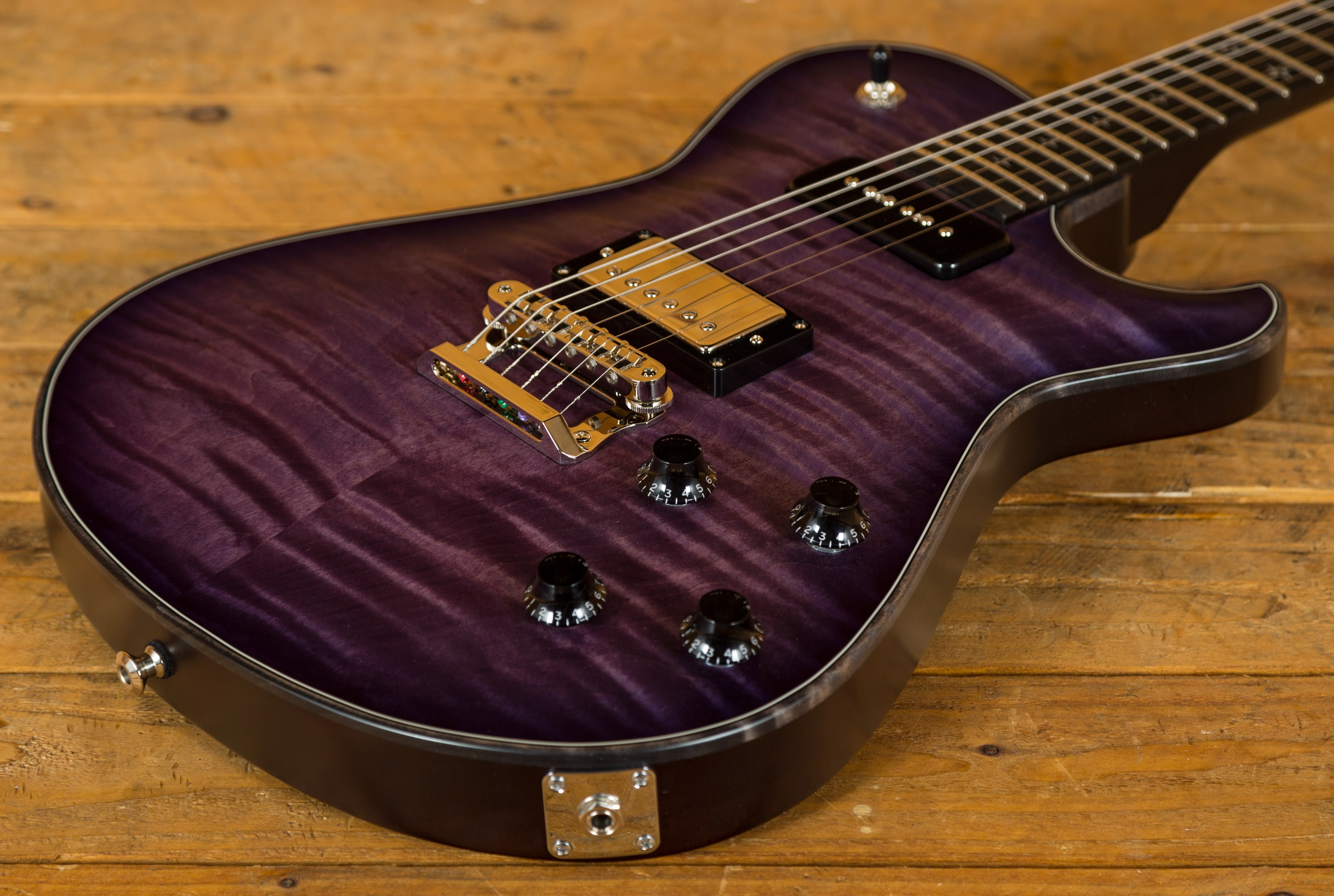 ギター Knaggs Kenai Knaggs Influence Kenai Tier 2 Light Purple P90 Neck HB Bridge