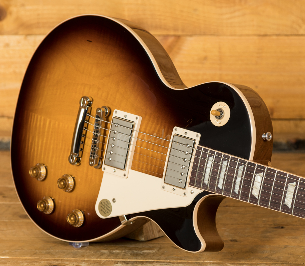 Gibson 2019 Les Paul 50s Tobacco Burst Peach Guitars