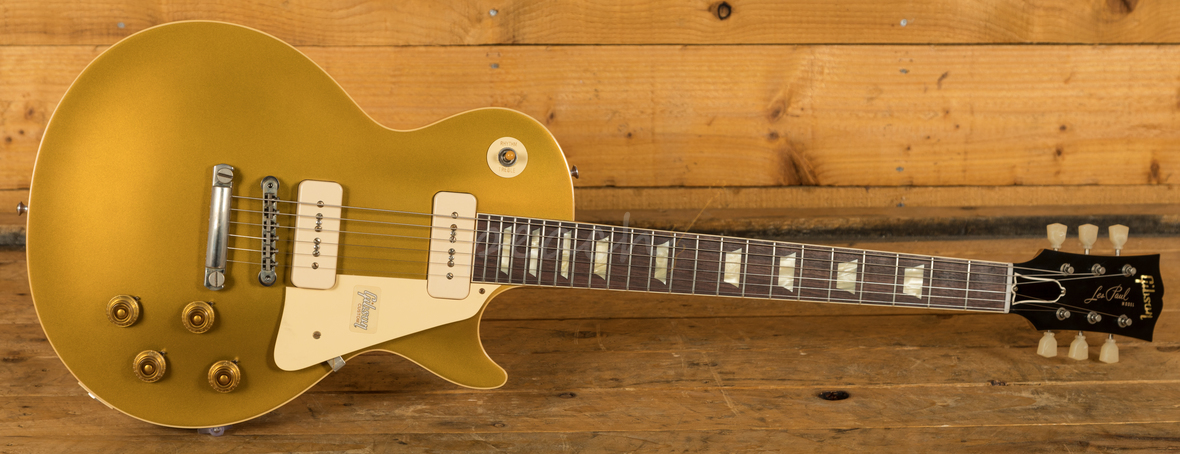 Gibson Custom 1956 Les Paul Goldtop Reissue Vos Peach Guitars 5181