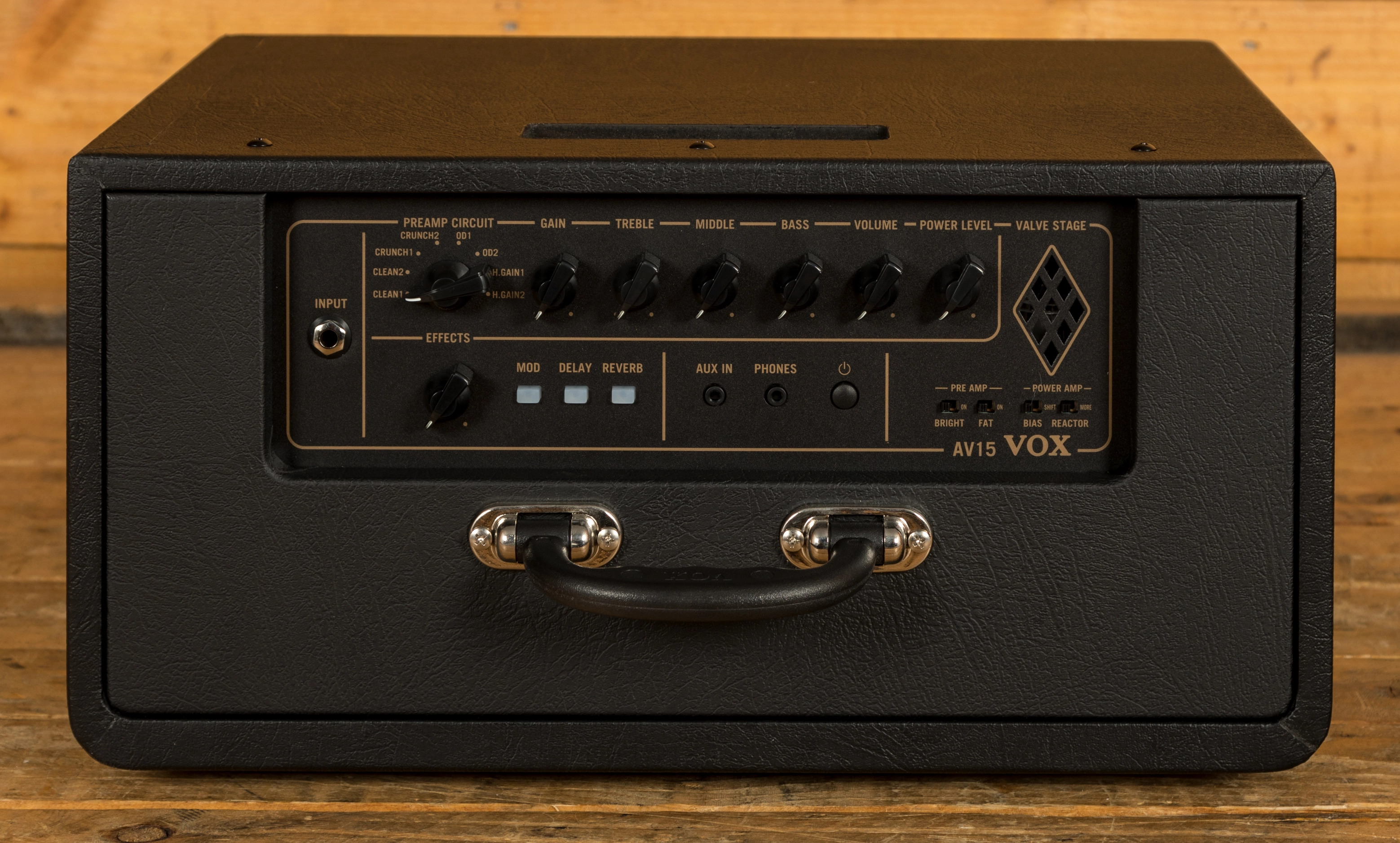 VOX AV15 Analog 8" speaker 15W Amp Peach Guitars