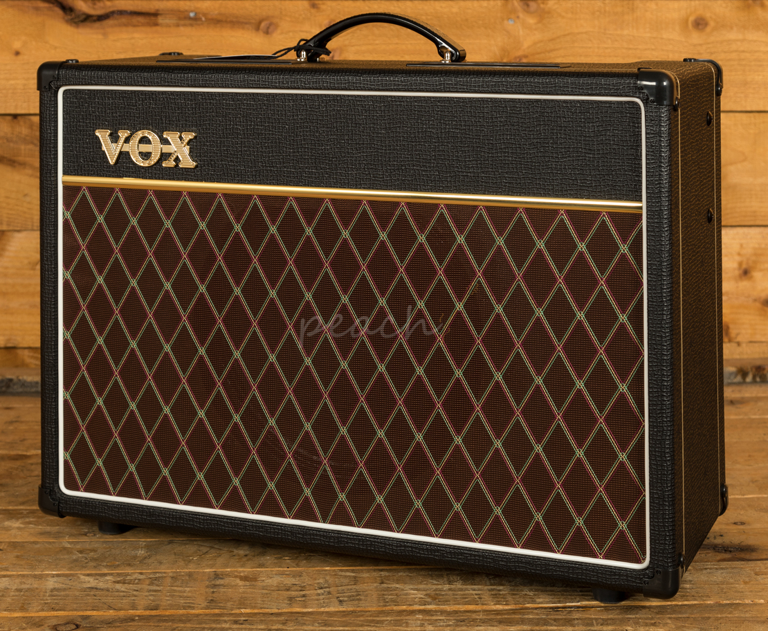  Vox Custom AC15C1 15 Watt 1x12 Combo Peach Guitars 