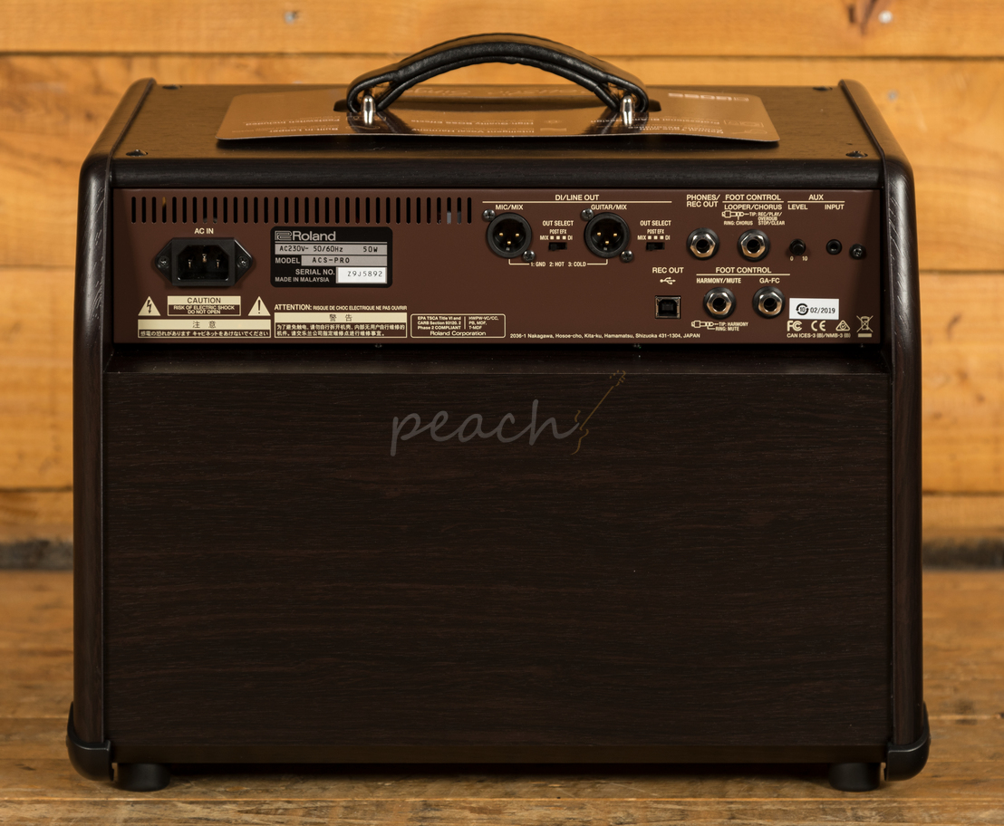 Boss ACSPRO Acoustic Singer Amplifier Peach Guitars