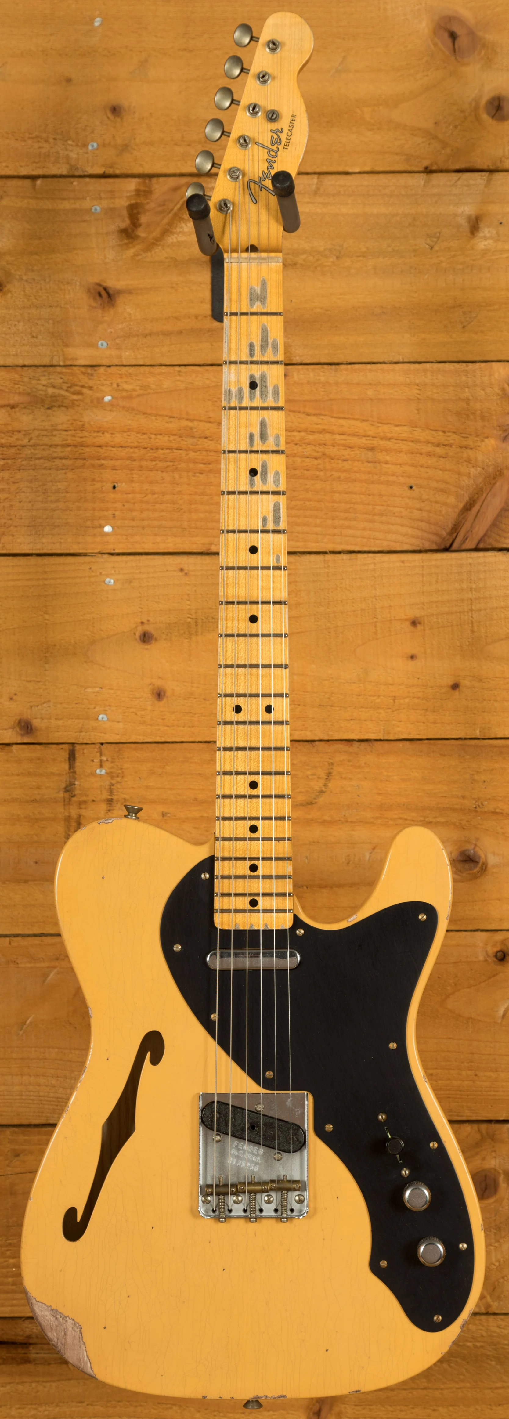 ギター Fender Telecaster Thinline US Blonde Fender Telecaster Thinline Blonde 1974 – Chicago Music Exchange