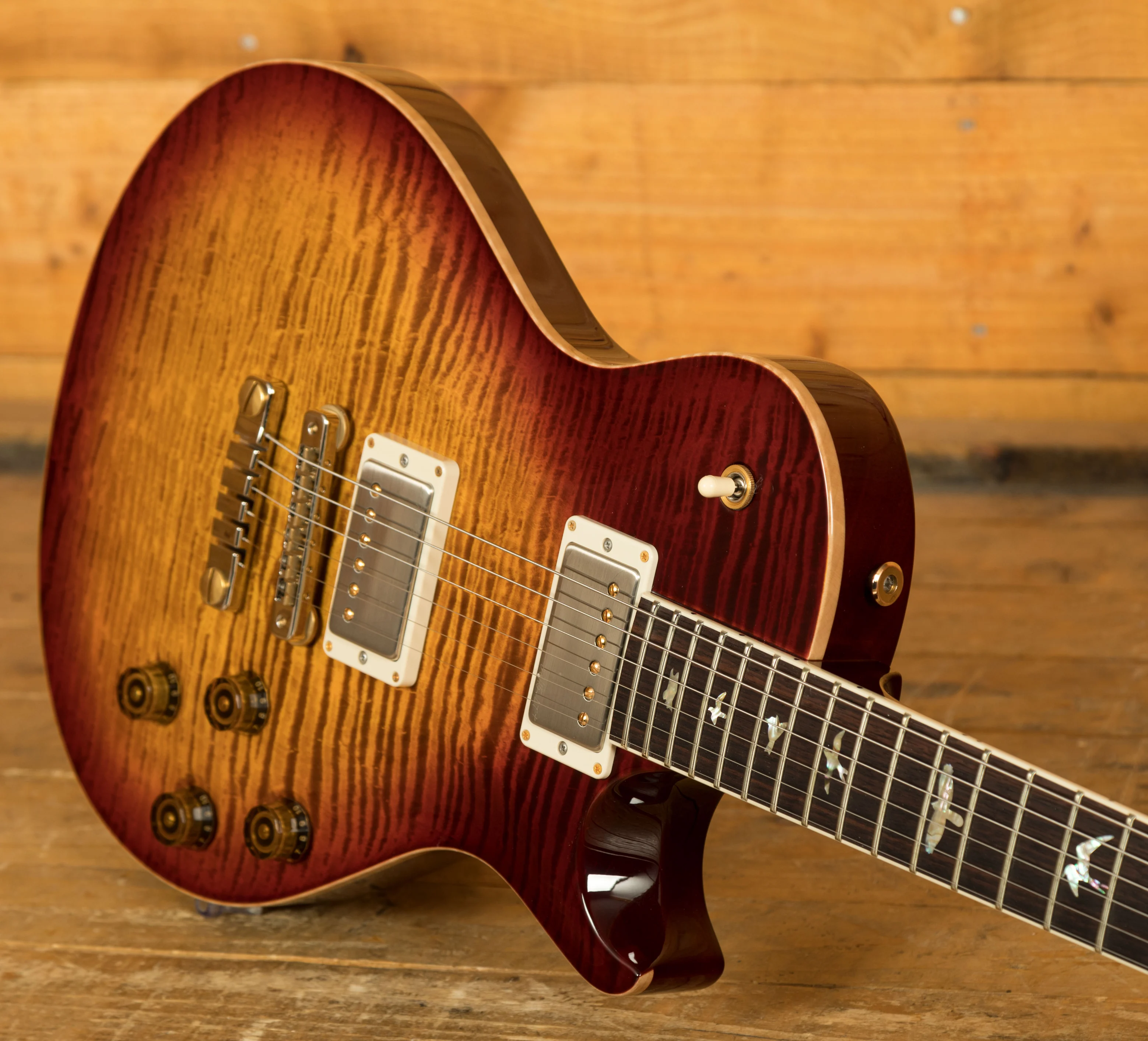 PRS McCarty 594 Singlecut 10 Top Dark Cherry Sunburst Pattern Vintage
