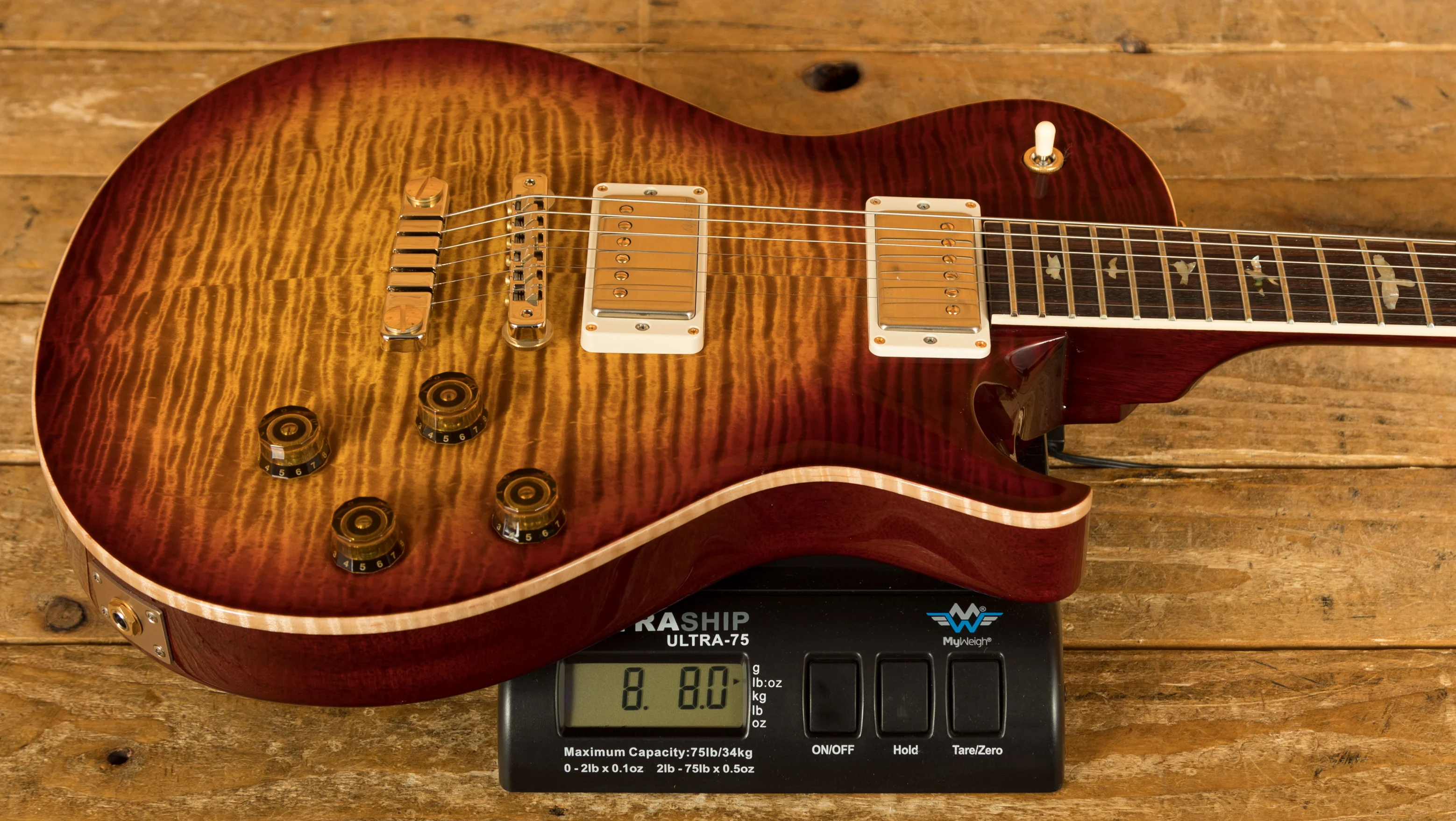 PRS McCarty 594 Singlecut 10 Top Dark Cherry Sunburst Pattern Vintage
