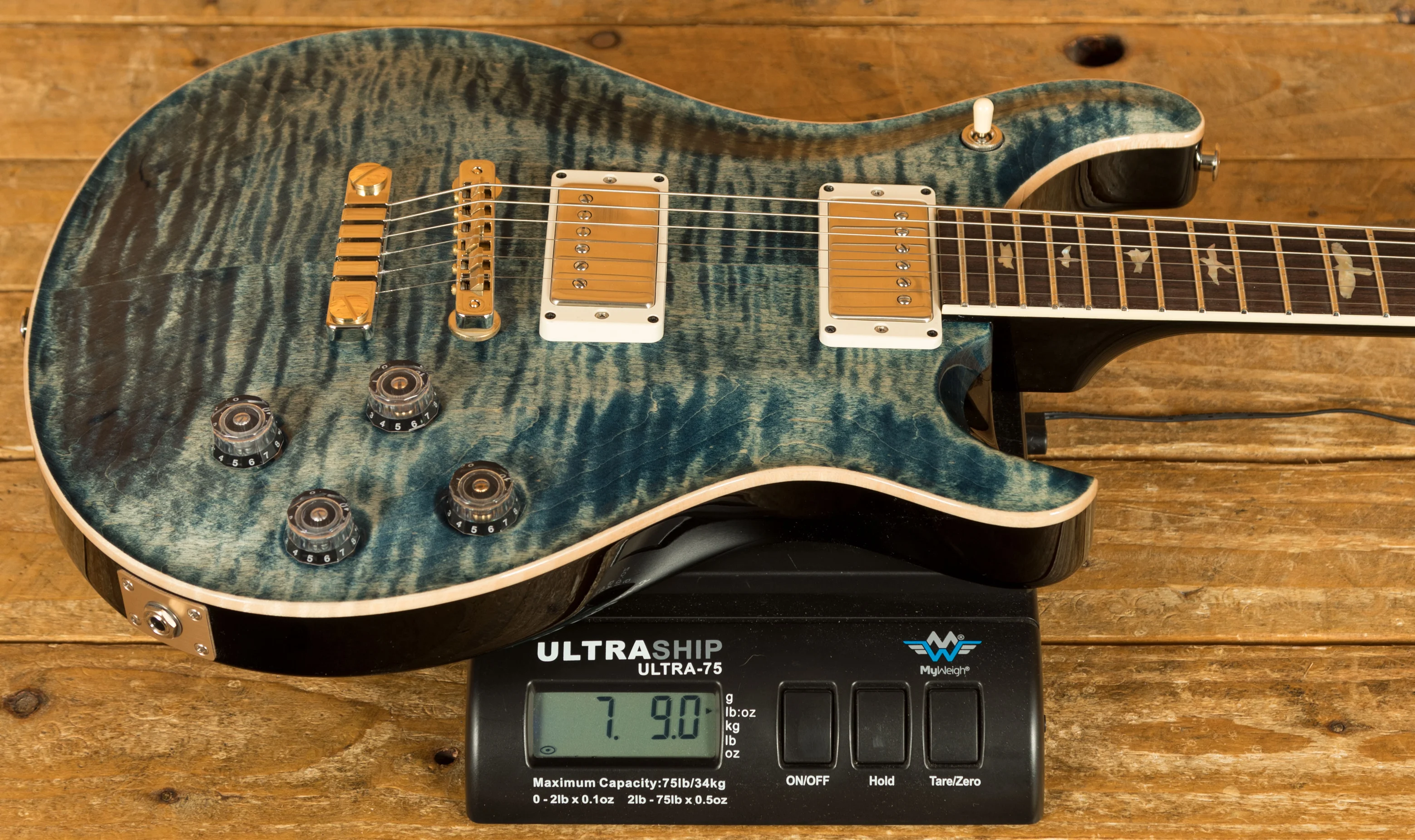 ギター PRS USA McCarty 594 Faded Whale Blue Platinum PRS PRS McCarty 594 with Pattern Vintage Neck Electric