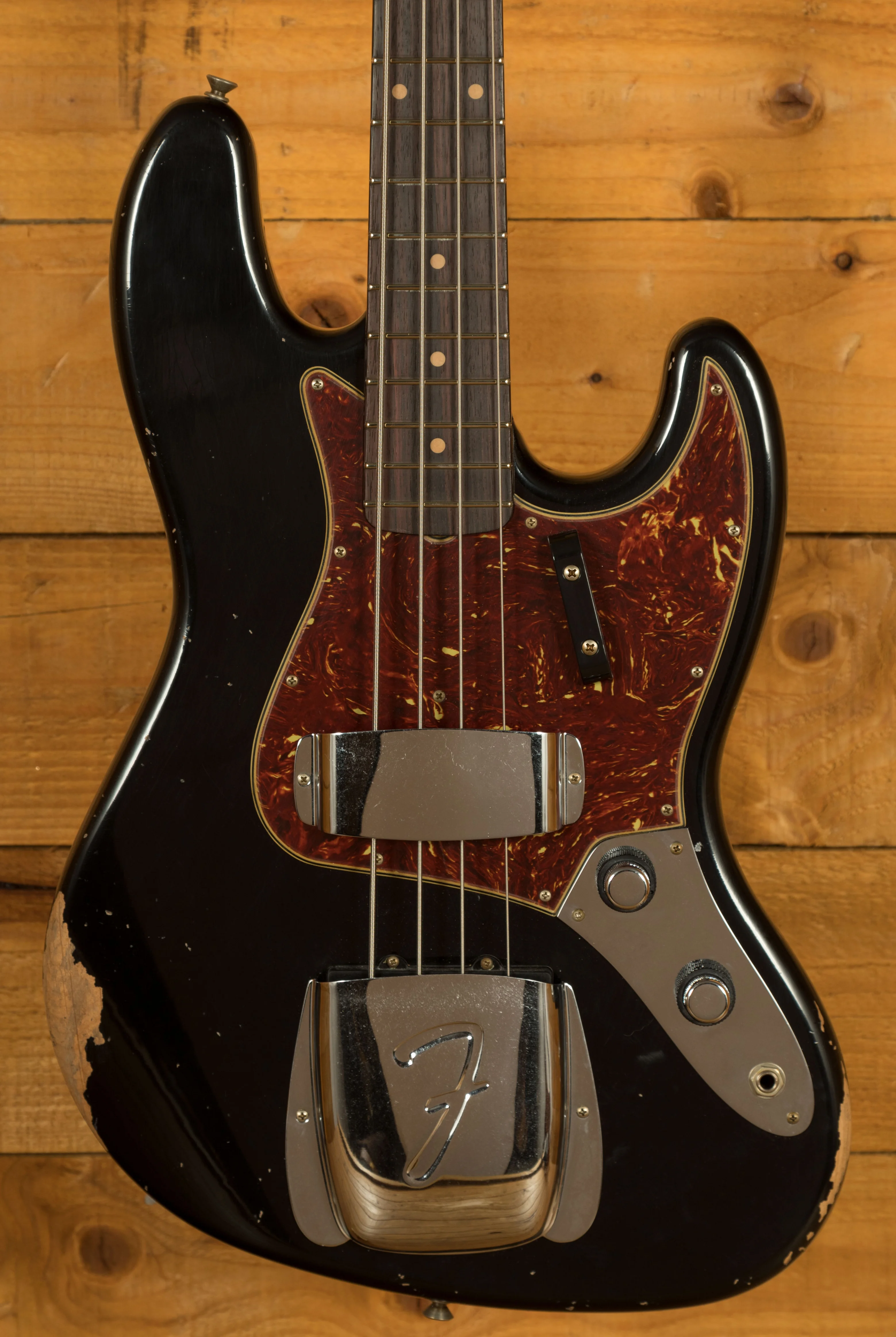 Fender Custom Shop 62 Jazz Bass - Relic Aged Black