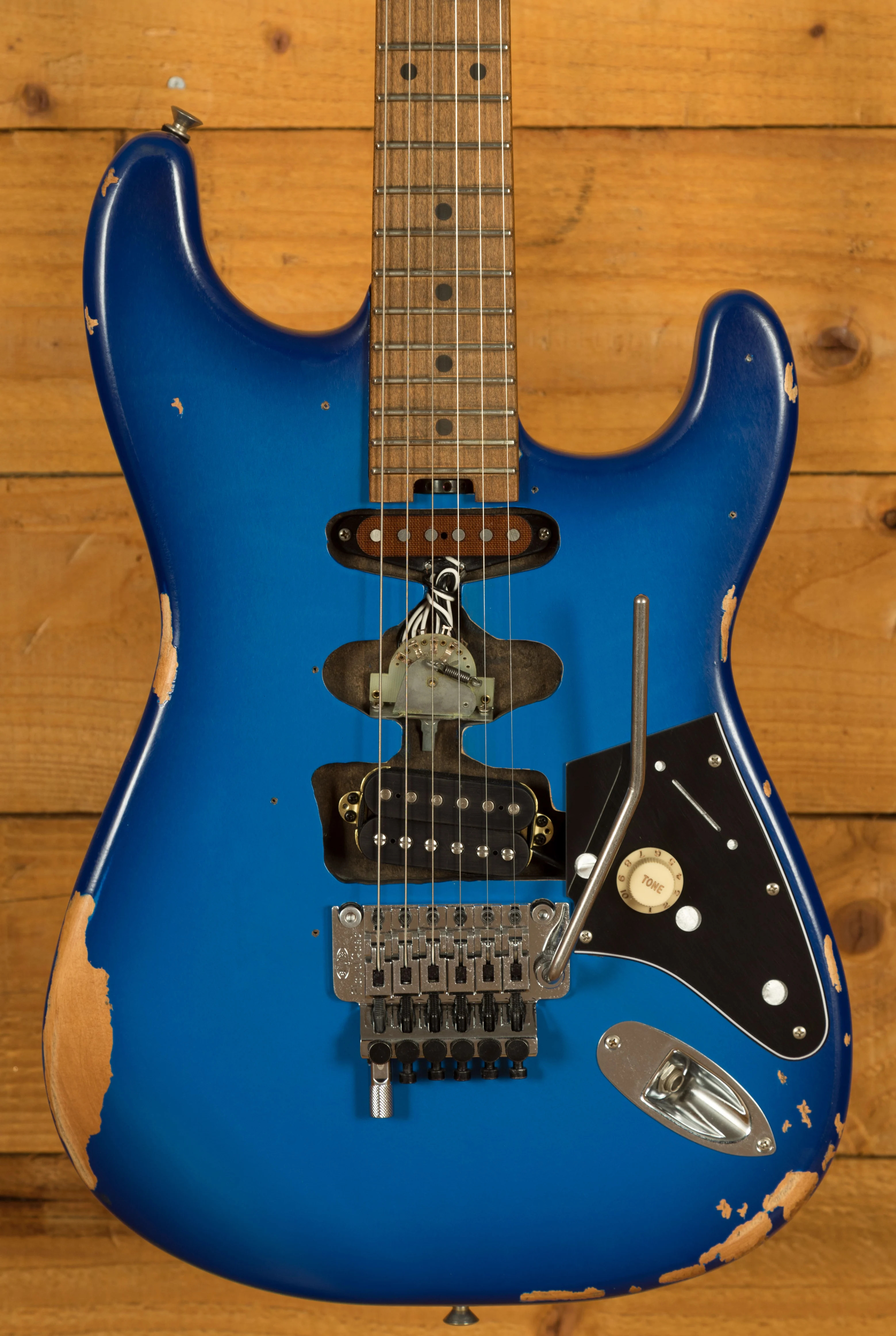 EVH Limited Edition Frankenstein Relic Series - Maple - Blueburst