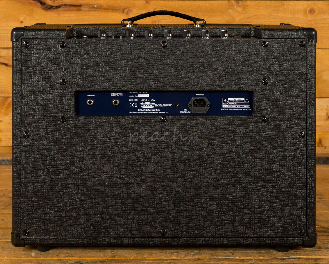 Vox AC15VR 15w Valve Reactor Combo - Peach Guitars