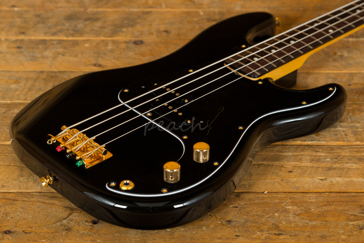 Fender Fsr Mij Precision Bass Rw Midnight Black Peach