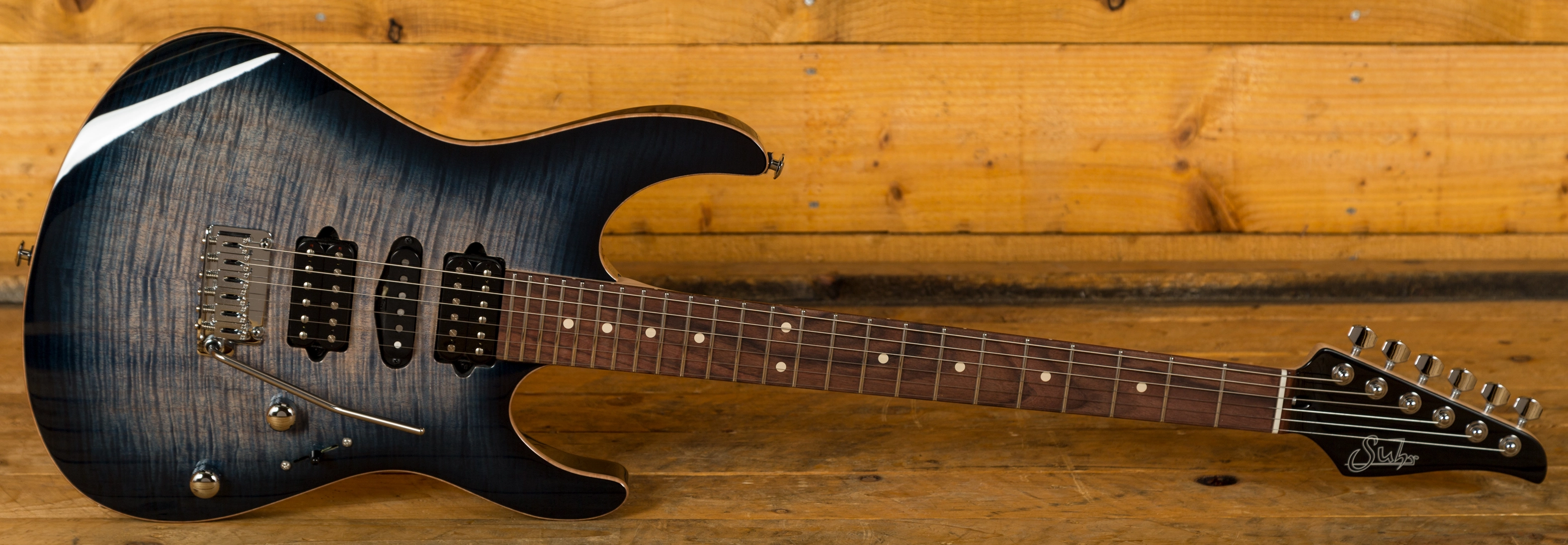 Suhr Modern Pro Faded Trans Whale Blue Burst HSH