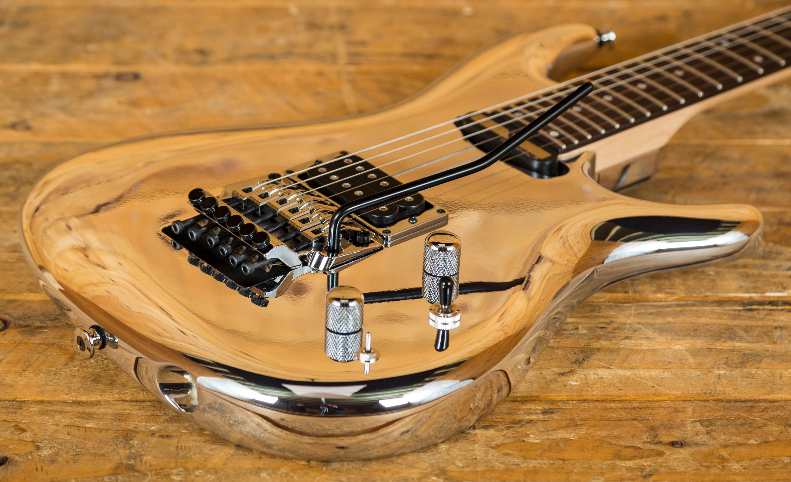 Ibanez Joe Satriani 30th Anniversary JS1CR30 Chrome Boy Peach Guitars