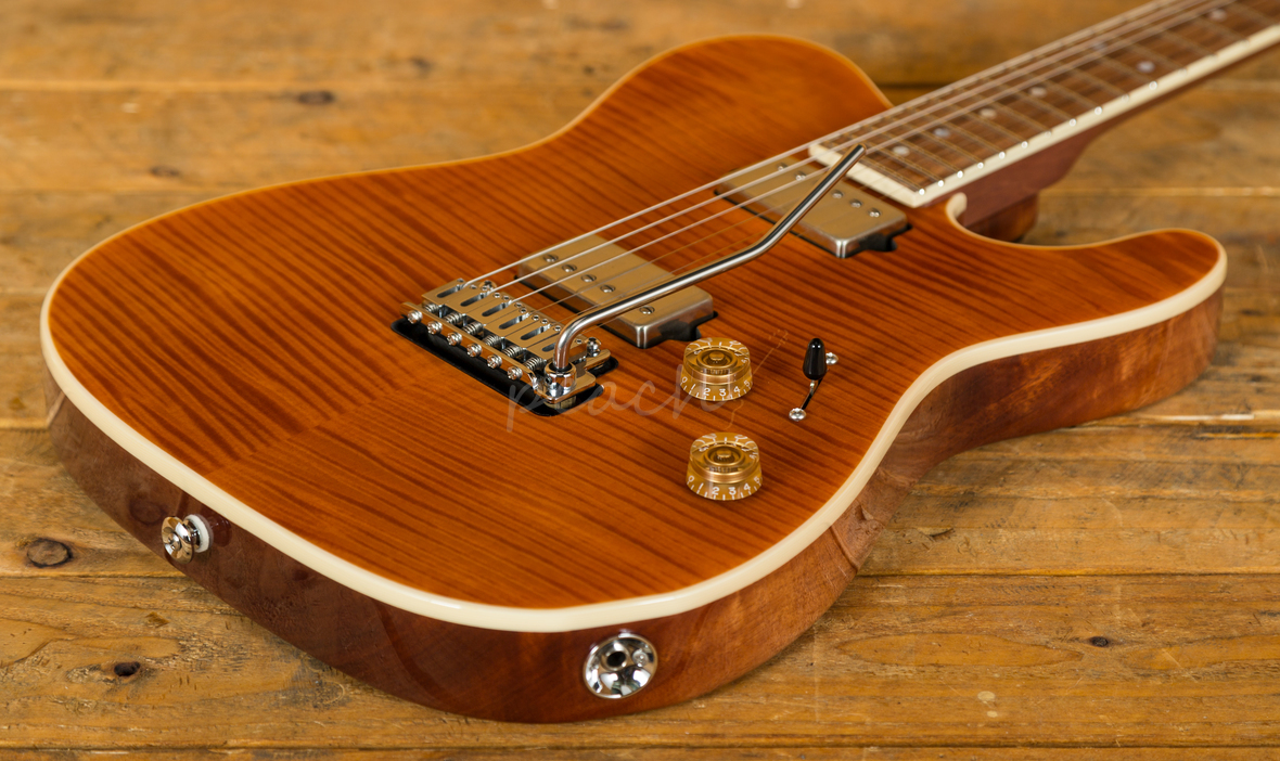 Suhr Custom Classic T Chambered - Peach Guitars