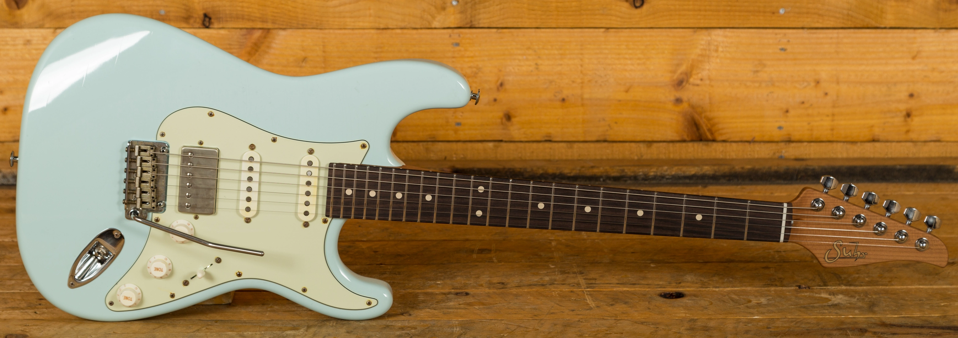 ギター Suhr Classic S Antique Roasted SonicBlue Suhr Classic S Antique Roasted - Sonic Blue