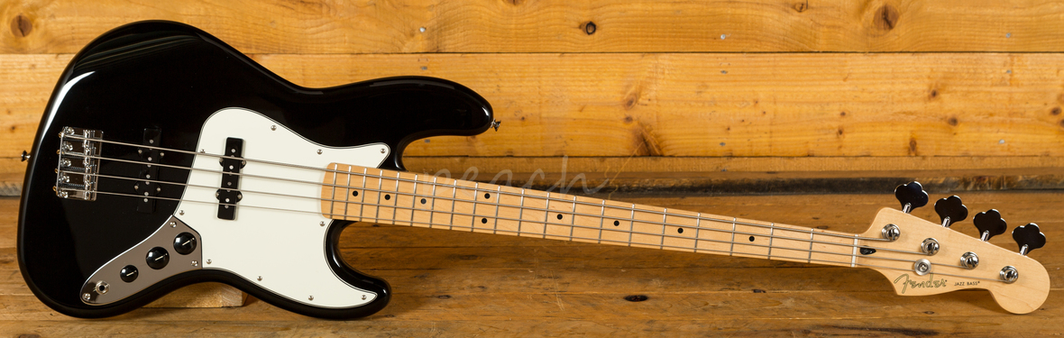 Fender Player Jazz Bass Maple Neck Black Peach Guitars