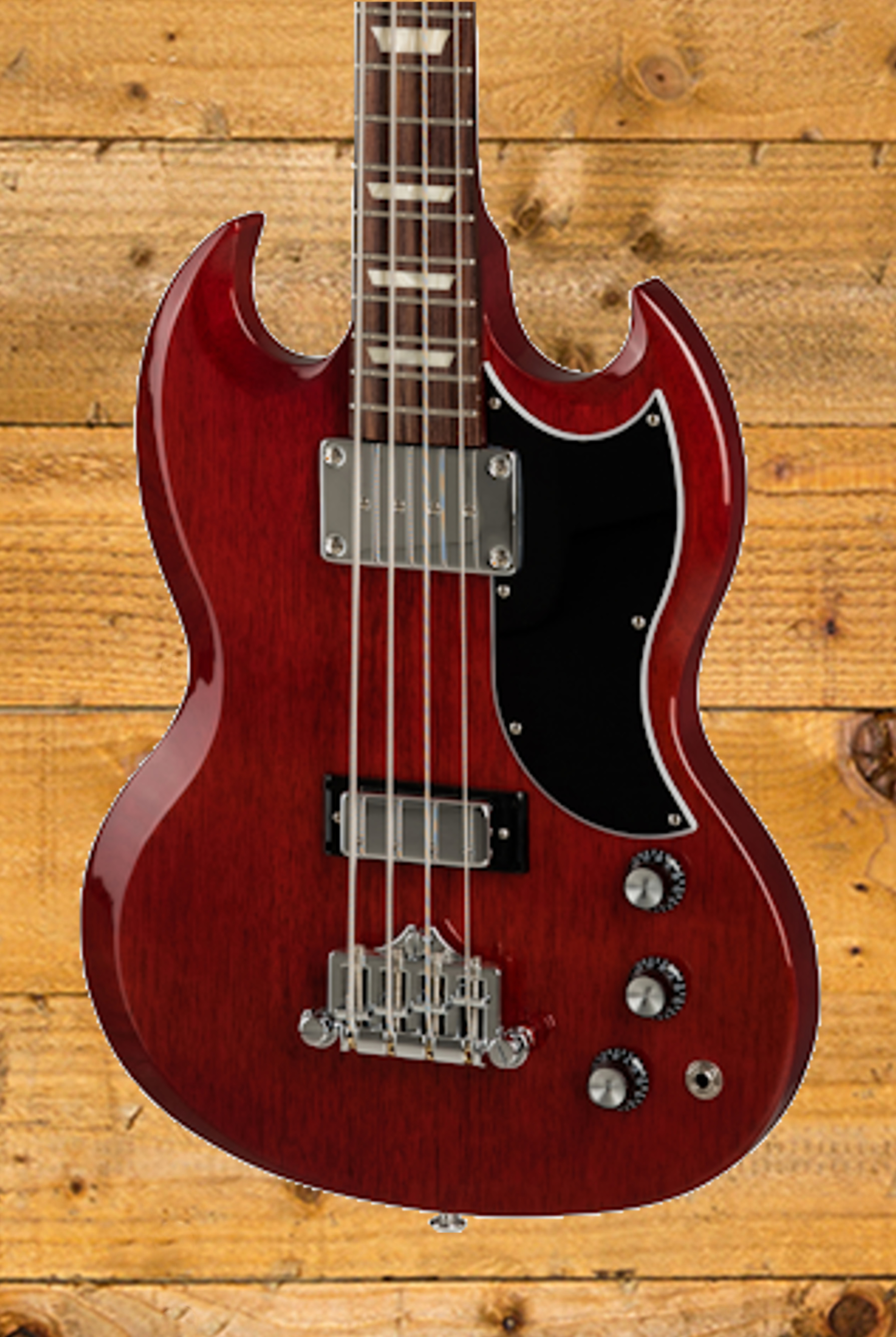 Gibson SG Standard Bass Heritage Cherry Peach Guitars