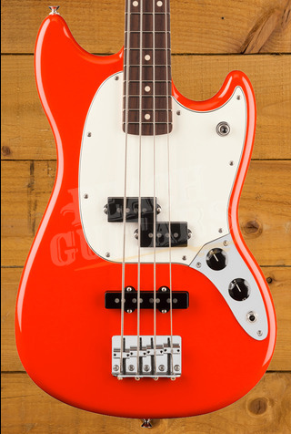 Fender Player II Mustang Bass PJ | Coral Red