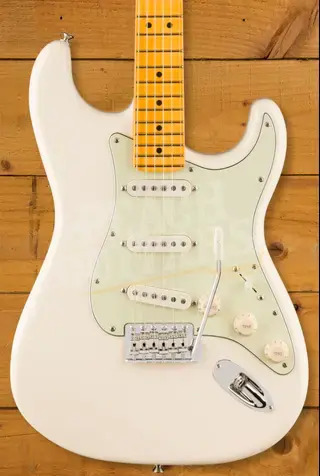 Fender Limited American Professional Classic Stratocaster Silent System - Maple - Olympic White