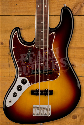 Fender American Vintage II 1966 Jazz Bass | Rosewood - 3-Colour Sunburst - Left-Handed