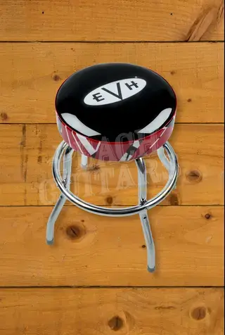 EVH Logo Barstool w/Striped Trim - 25"
