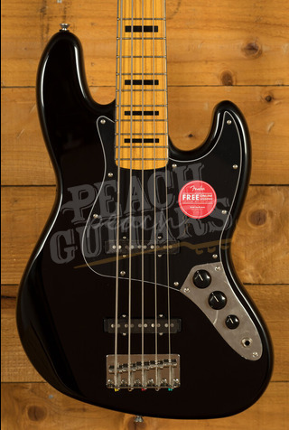 Squier Classic Vibe '70s Jazz Bass V | Maple - Black
