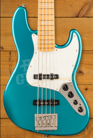 Squier Classic Vibe Active '70s Jazz Bass V - Maple - Ocean Turquoise